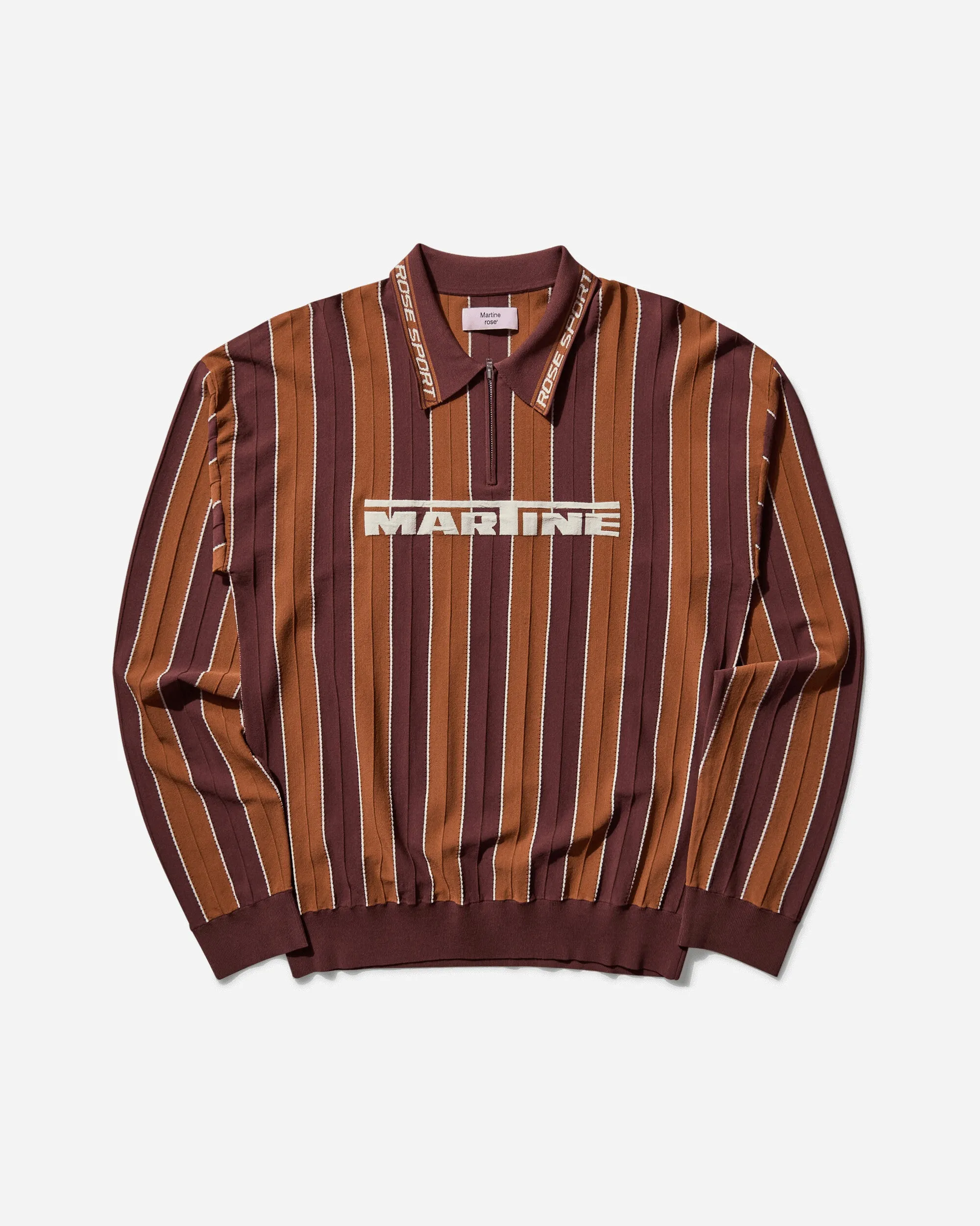 Herren Logo Polo Braun