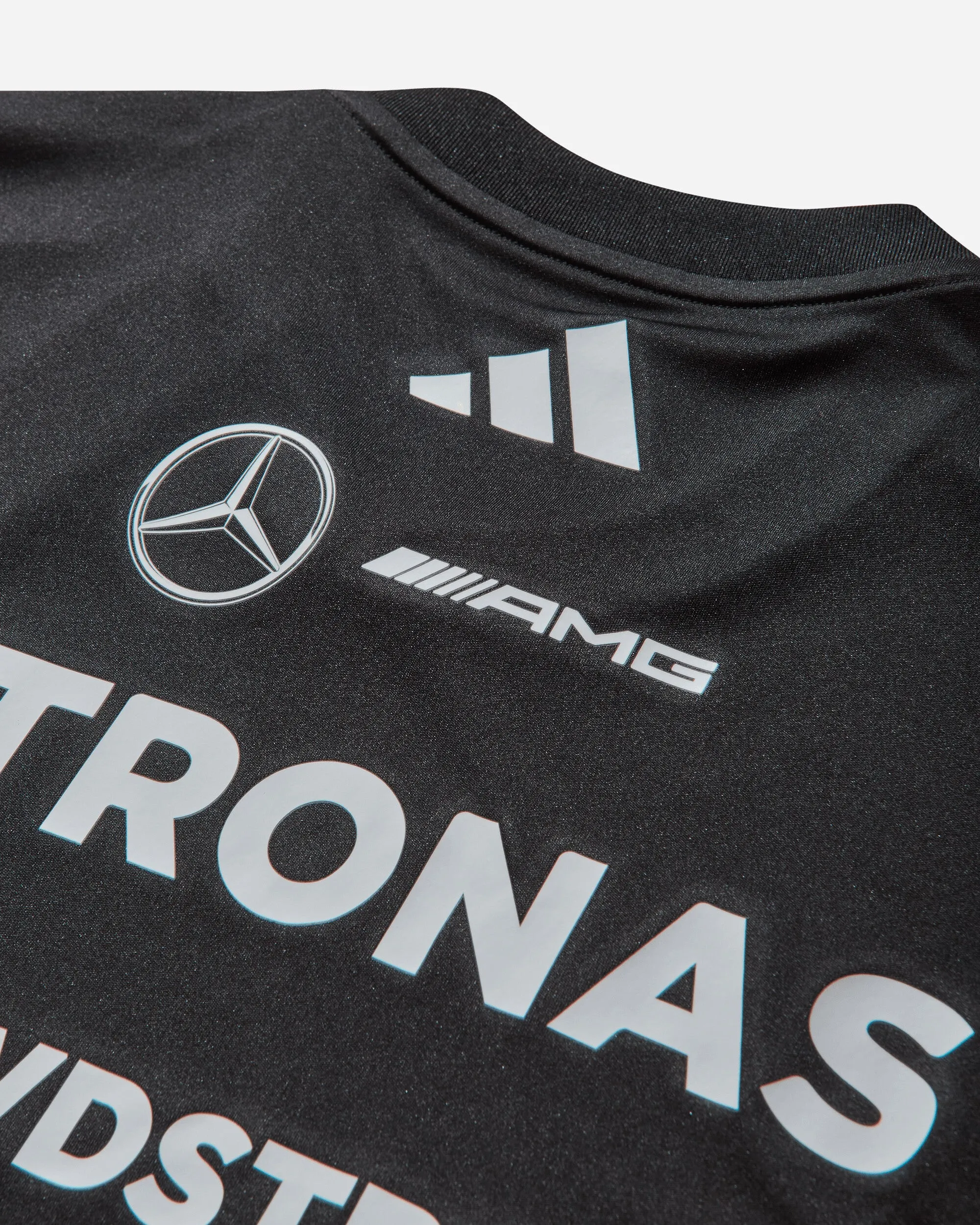 Herren Mercedes-AMG Petronas Formel 1 Team Fahrer-Trikot Schwarz