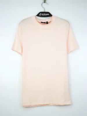 Herren T-Shirt, Einfarbig, Hellrosa