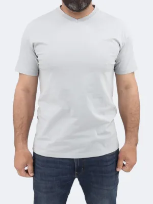 Herren Basic T-Shirt, Grau