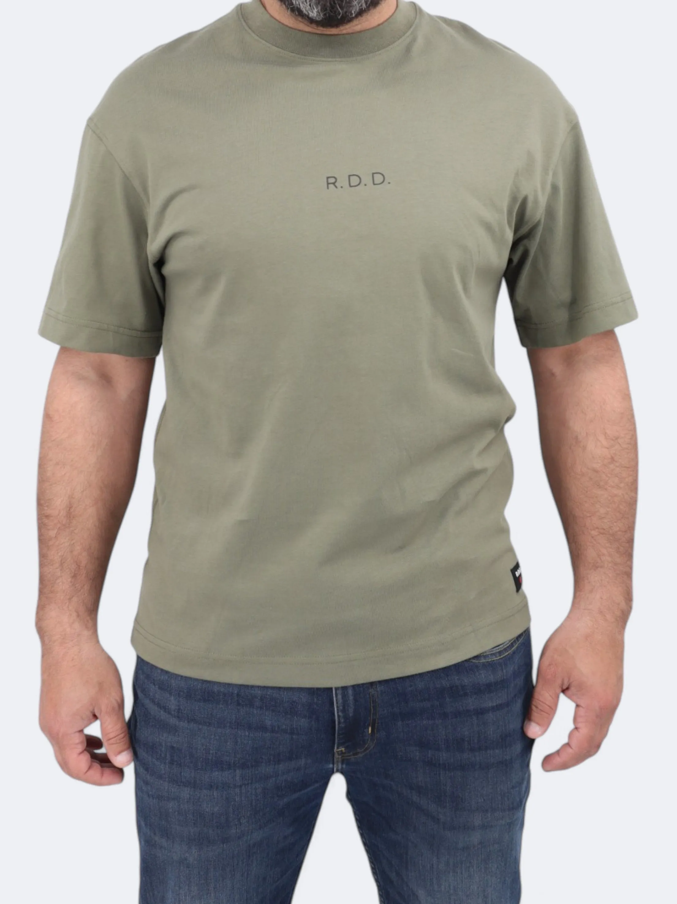 Herren T-Shirt mit Aufdruck, Olivgrün