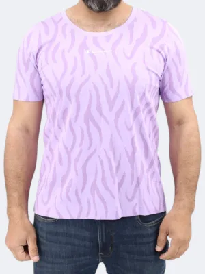 Herren T-Shirt mit Aufdruck, Lila