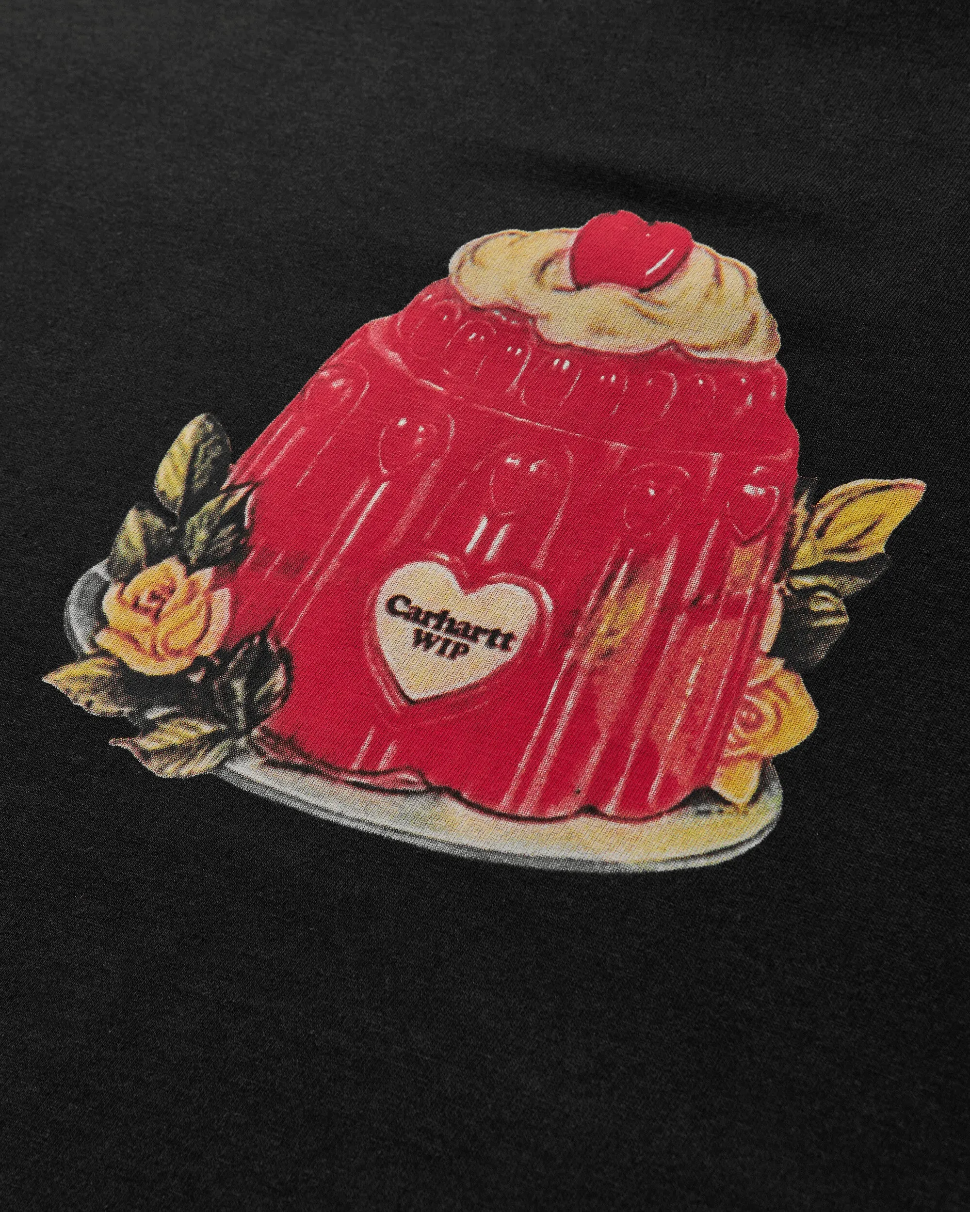 Herren Pudding T-Shirt Schwarz