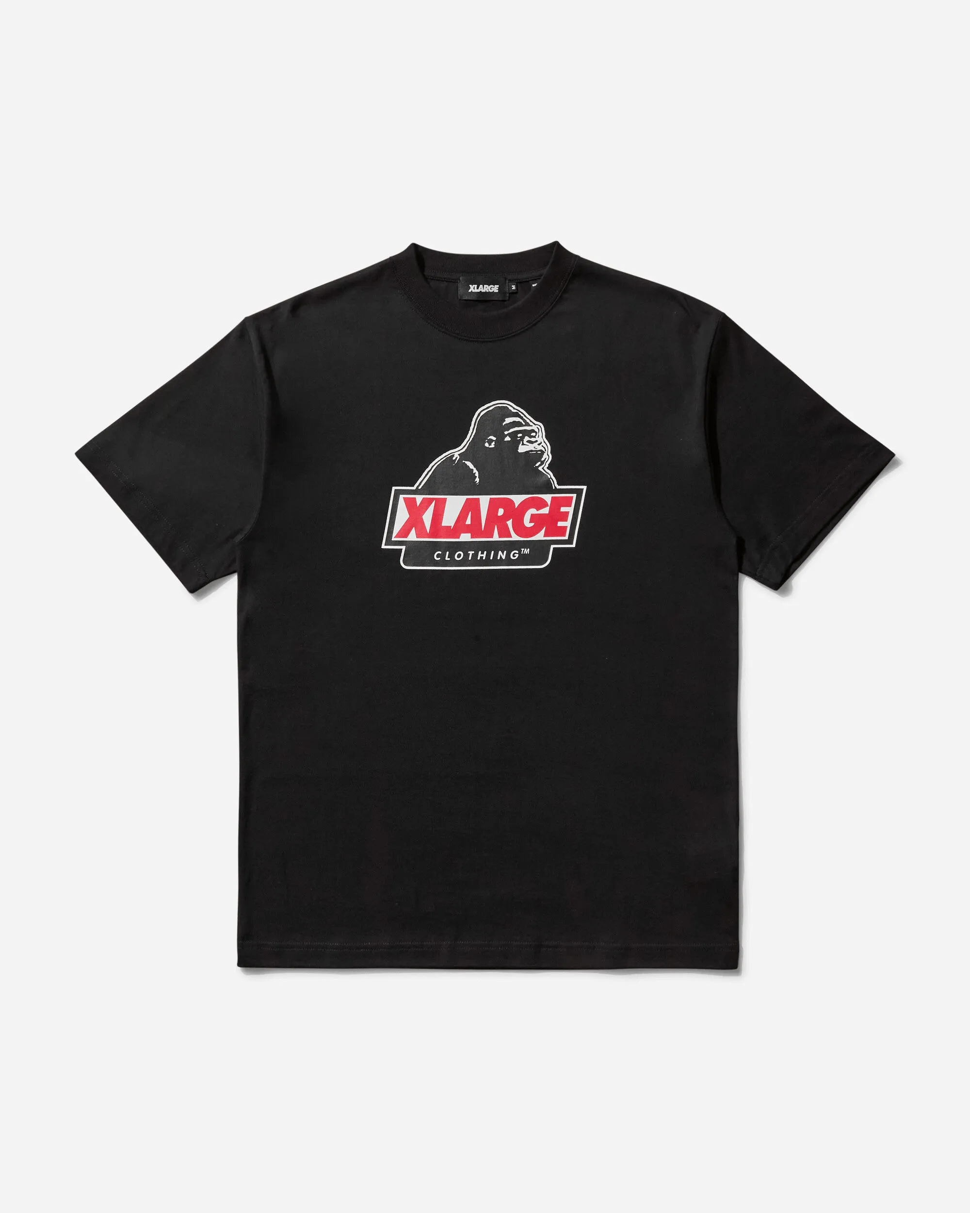 Herren OG Schräg-Schnitt T-Shirt Schwarz