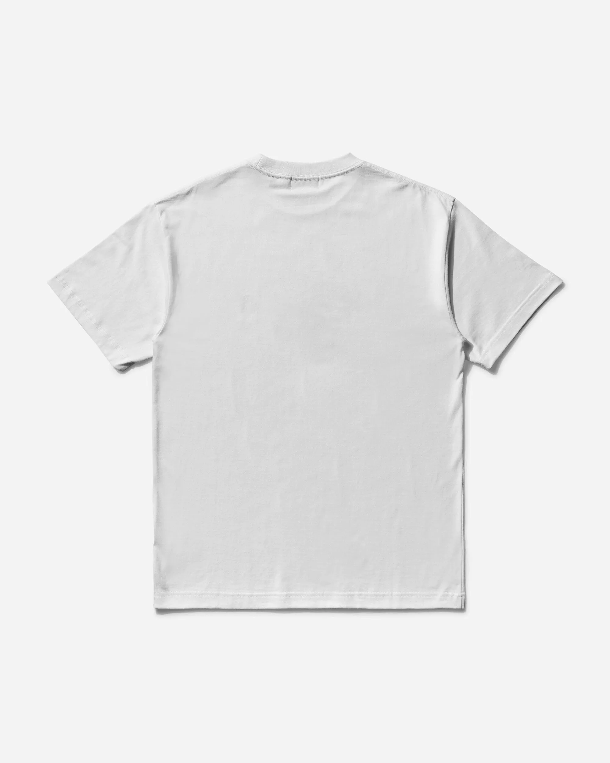 Herren OG Schräg-Schnitt T-Shirt Weiß