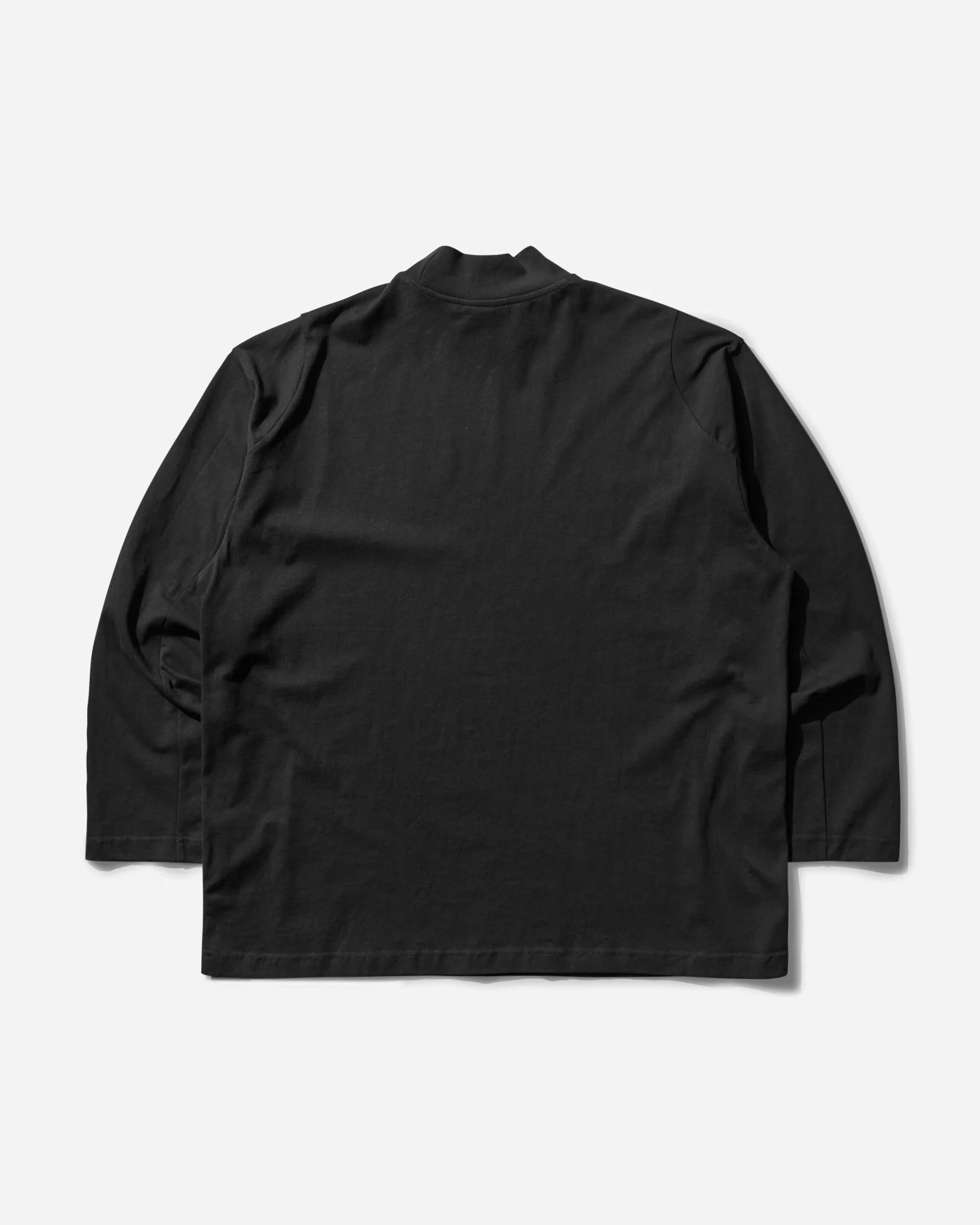Herren Rollkragenpullover Langarm Schwarz