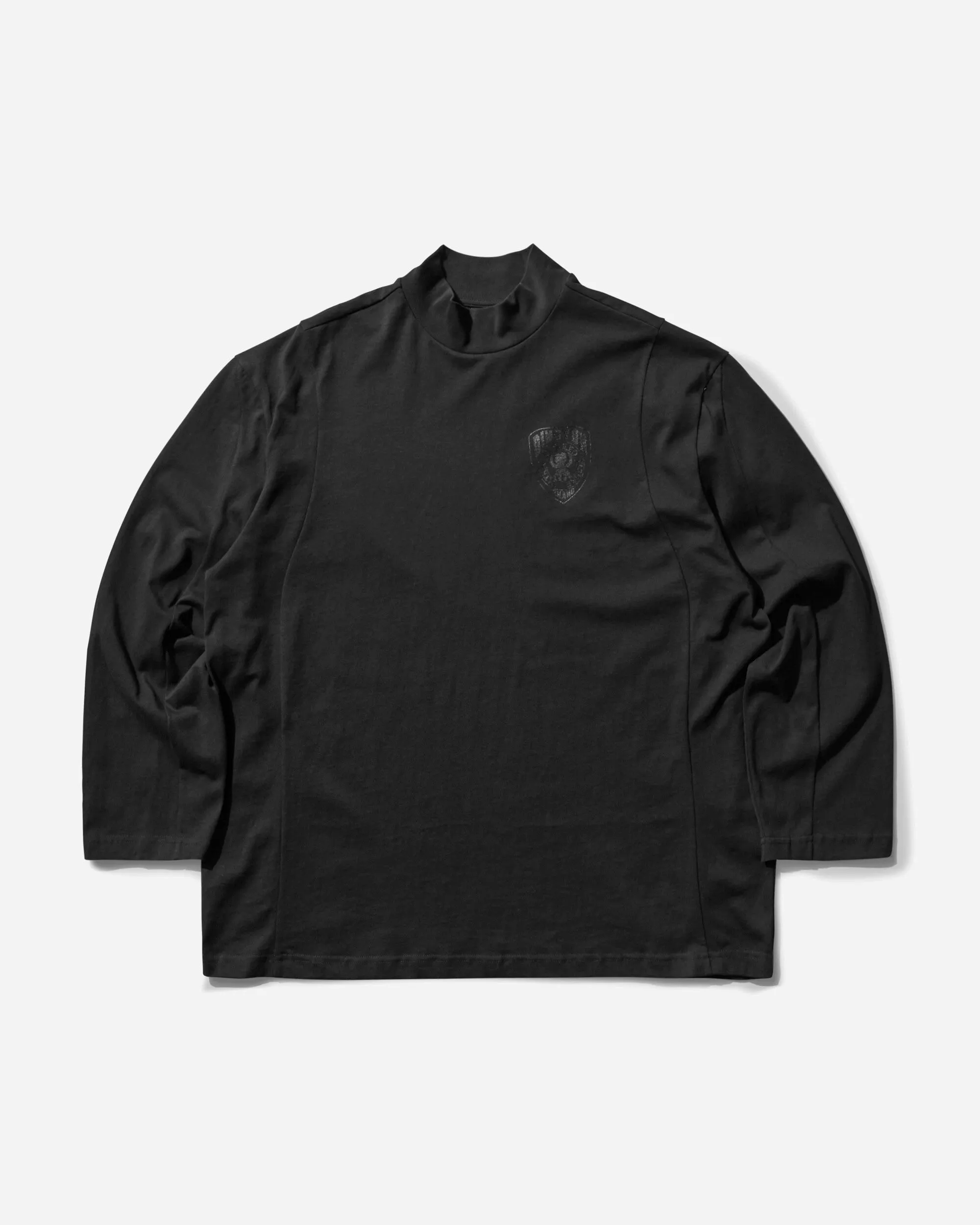 Herren Rollkragenpullover Langarm Schwarz