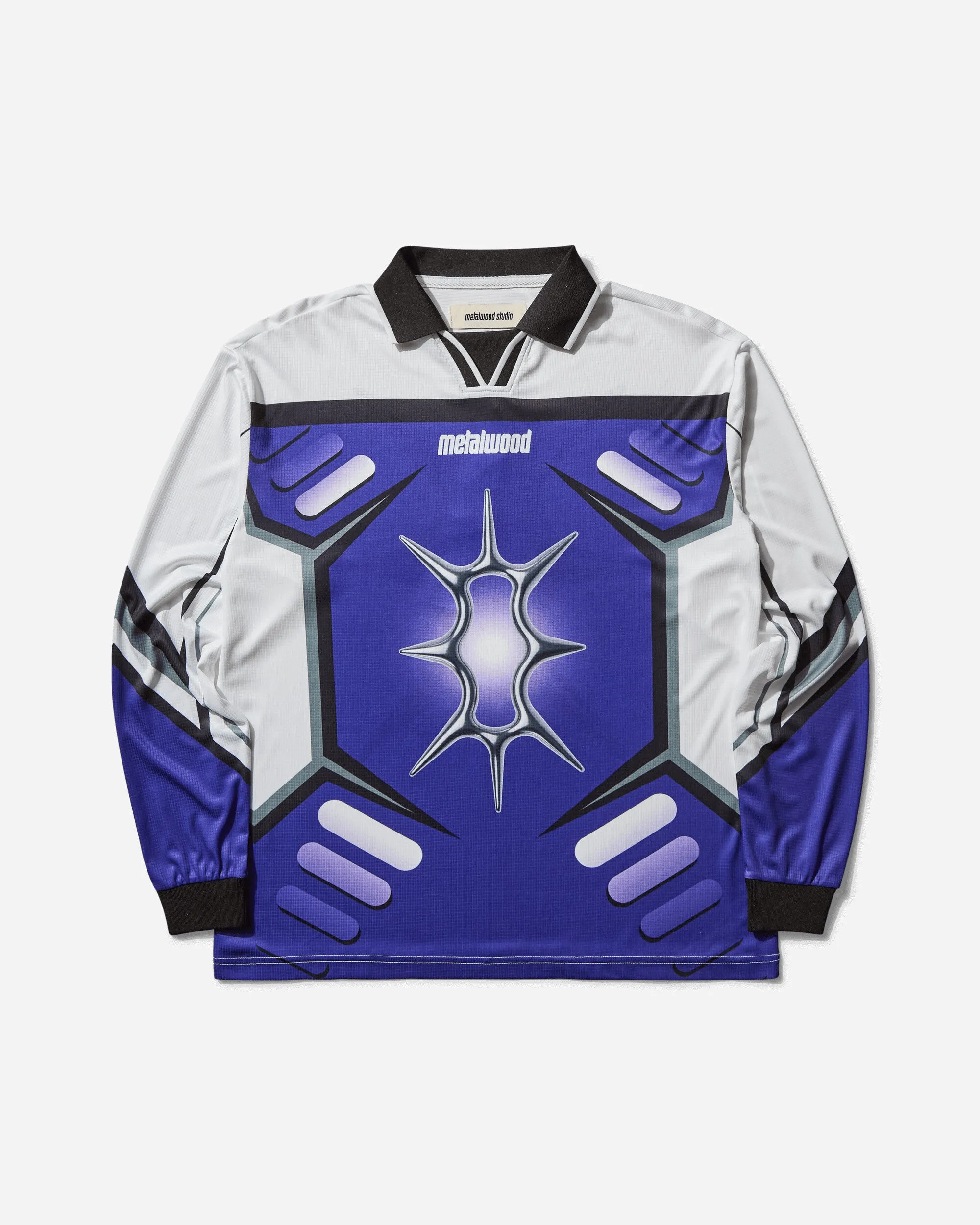 Herren X-Games Langarmtrikot Weiß / Blurple