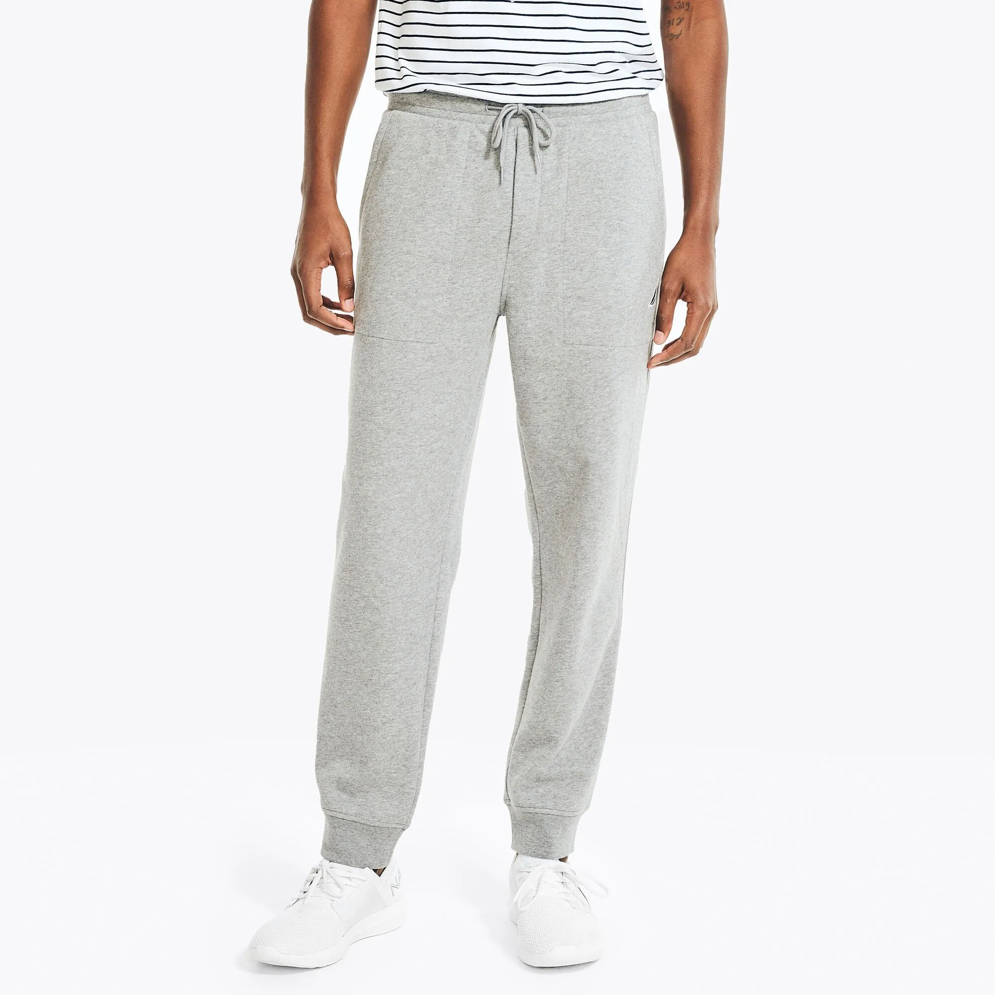 Nautica Herren J-Class Fleece Jogger Stone Grey Heather Nautica