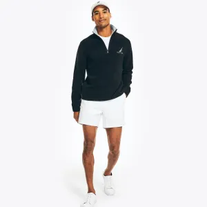 Nautica Herren Nautex Viertelzip-Fleece True Black Nautica