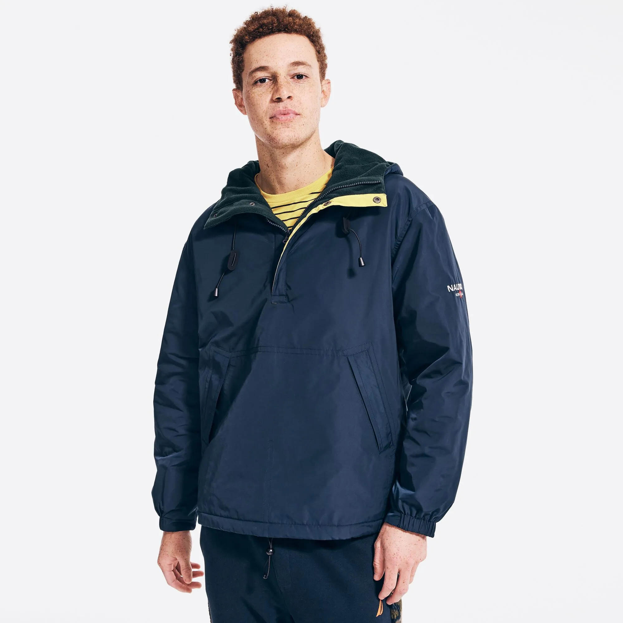 Nautica Herren Reversibler Anorak Jacke Nachhaltig Hergestellt Marineblau Nautica