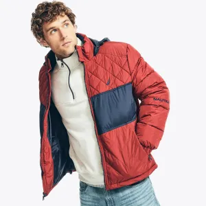 Nautica Herren Tempasphere Bomberjacke Melonberry Nautica