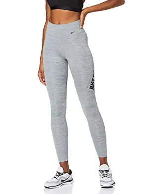 Nike Damen All-In HBR JDI Tight, Eisengrau/Htr/Schwarz, L
