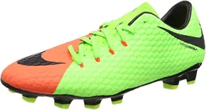 Nike Herren Hypervenom Phelon 3 FG Fußballschuhe, Grün (Electric Green/Schwarz-Neon Orange-Volt), 42.5 EU