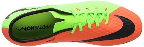Nike Herren Hypervenom Phelon 3 FG Fußballschuhe, Grün (Electric Green/Schwarz-Hyper Orange-Volt), 43 EU