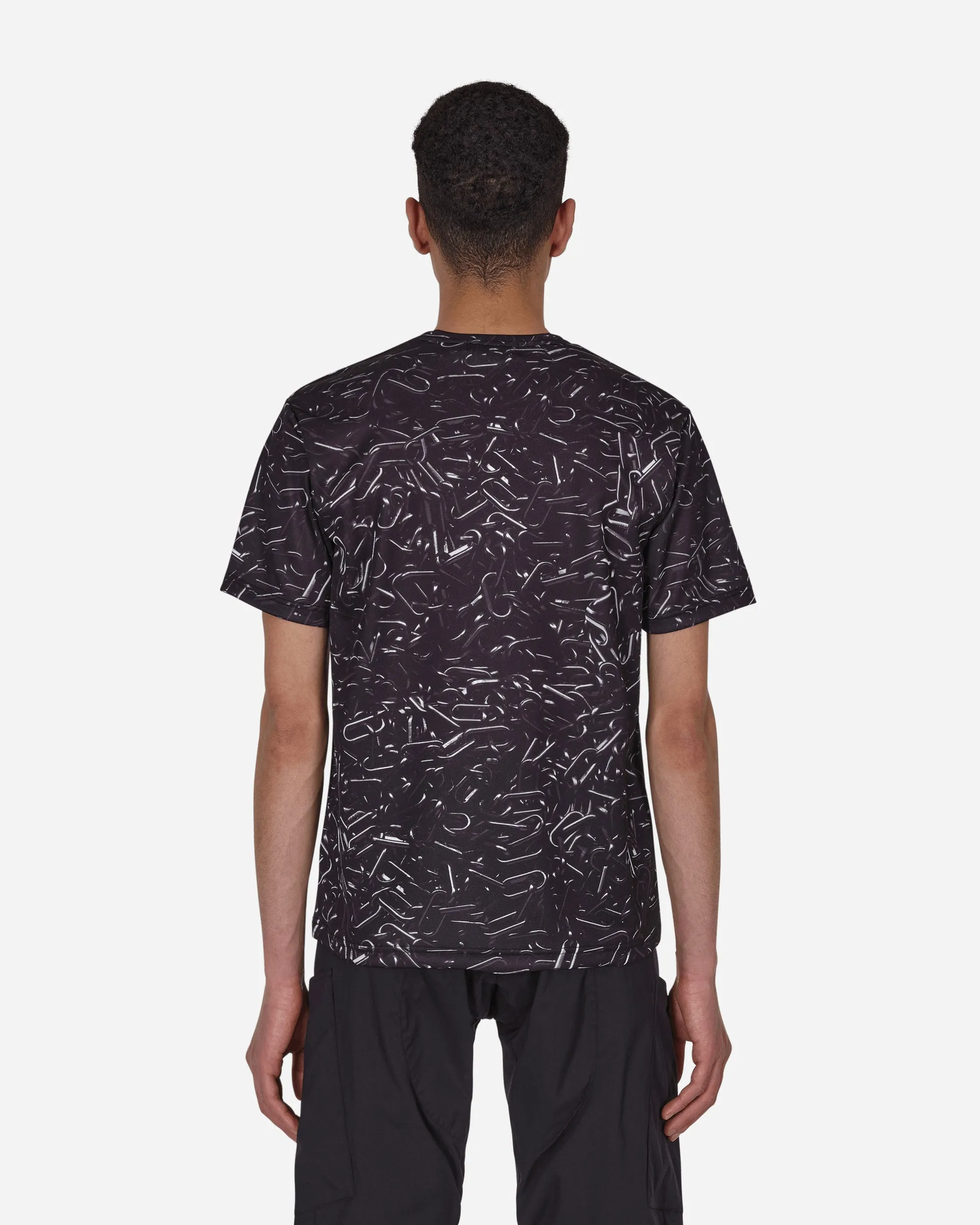 Nike Horizontaler Dreifach-Haken T-Shirt Schwarz