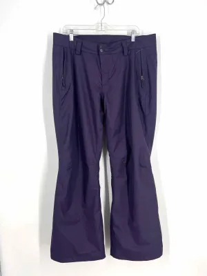 North Face Skihose in Größe XL, einfarbig Aubergine