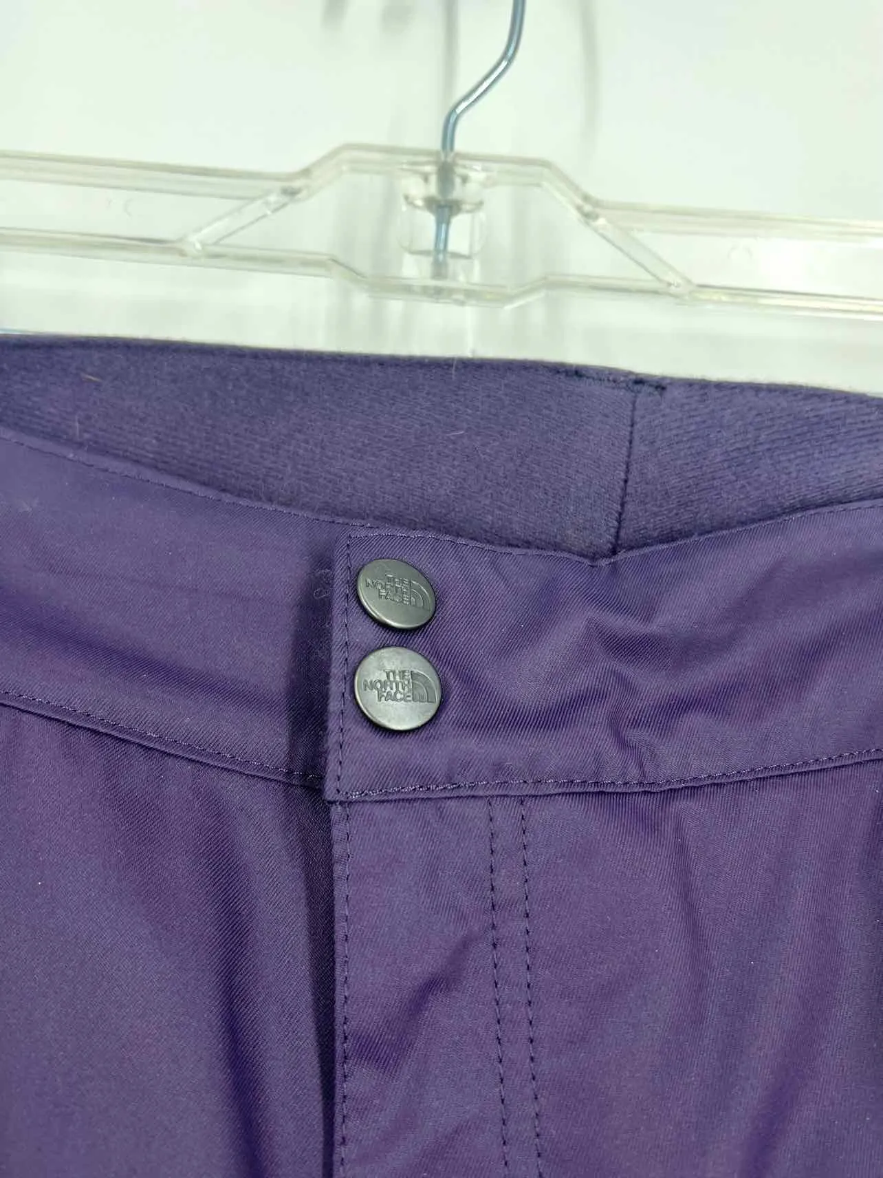North Face Skihose in Größe XL, einfarbig Aubergine