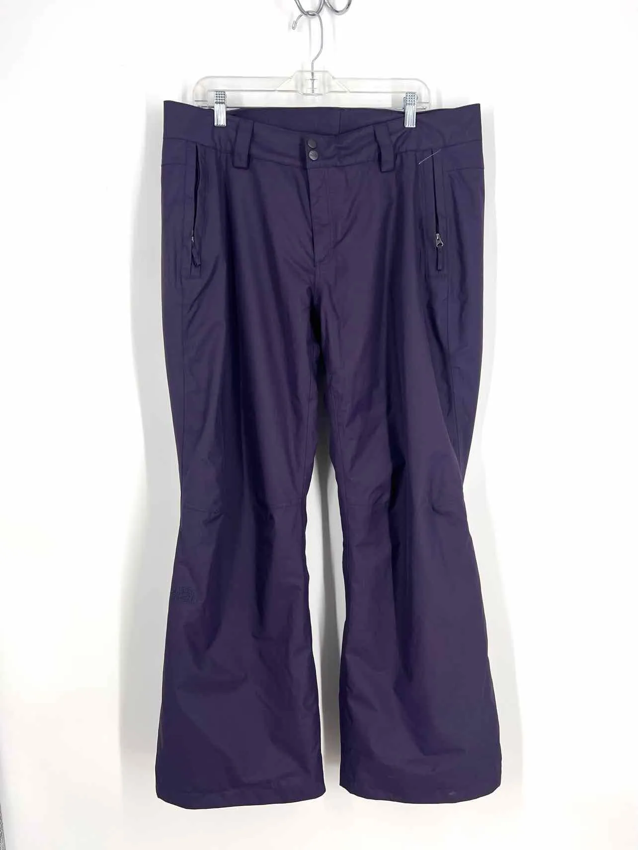 North Face Skihose in Größe XL, einfarbig Aubergine
