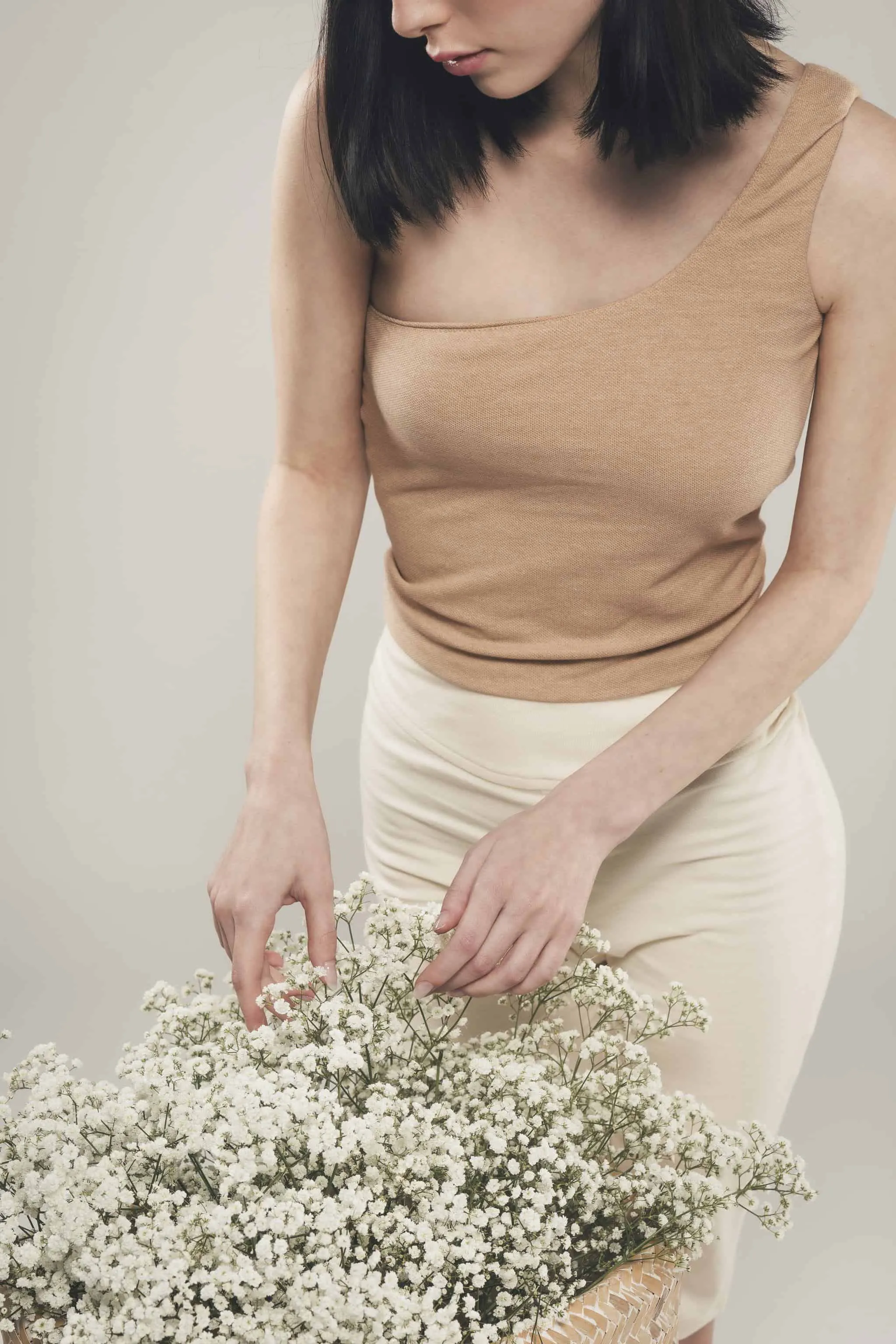 Bio-Baumwoll-Radlerhose | Ecru