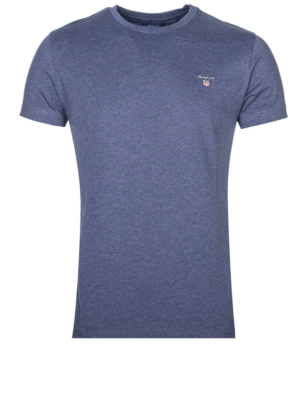 Original T-Shirt Dunkle Jeansblau Melange