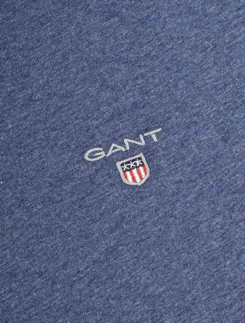 Original T-Shirt Dunkle Jeansblau Melange