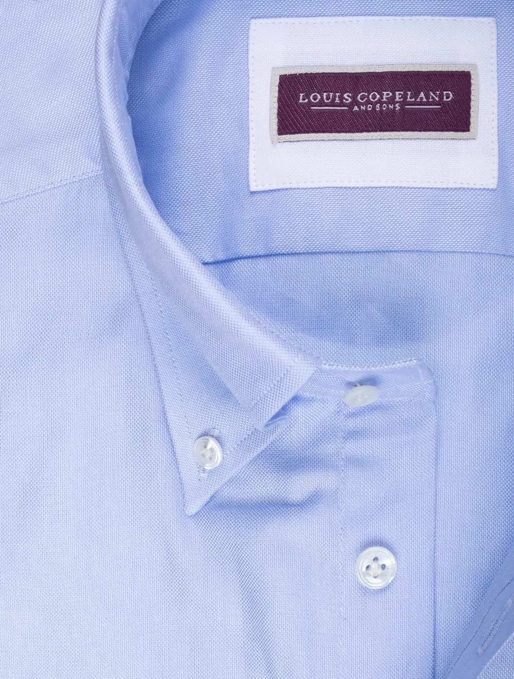 Oxford Button-Down-Hemd Blau