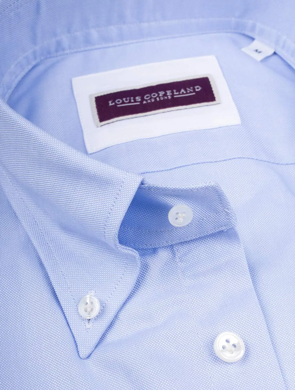 Oxford Button-Down-Hemd Blau