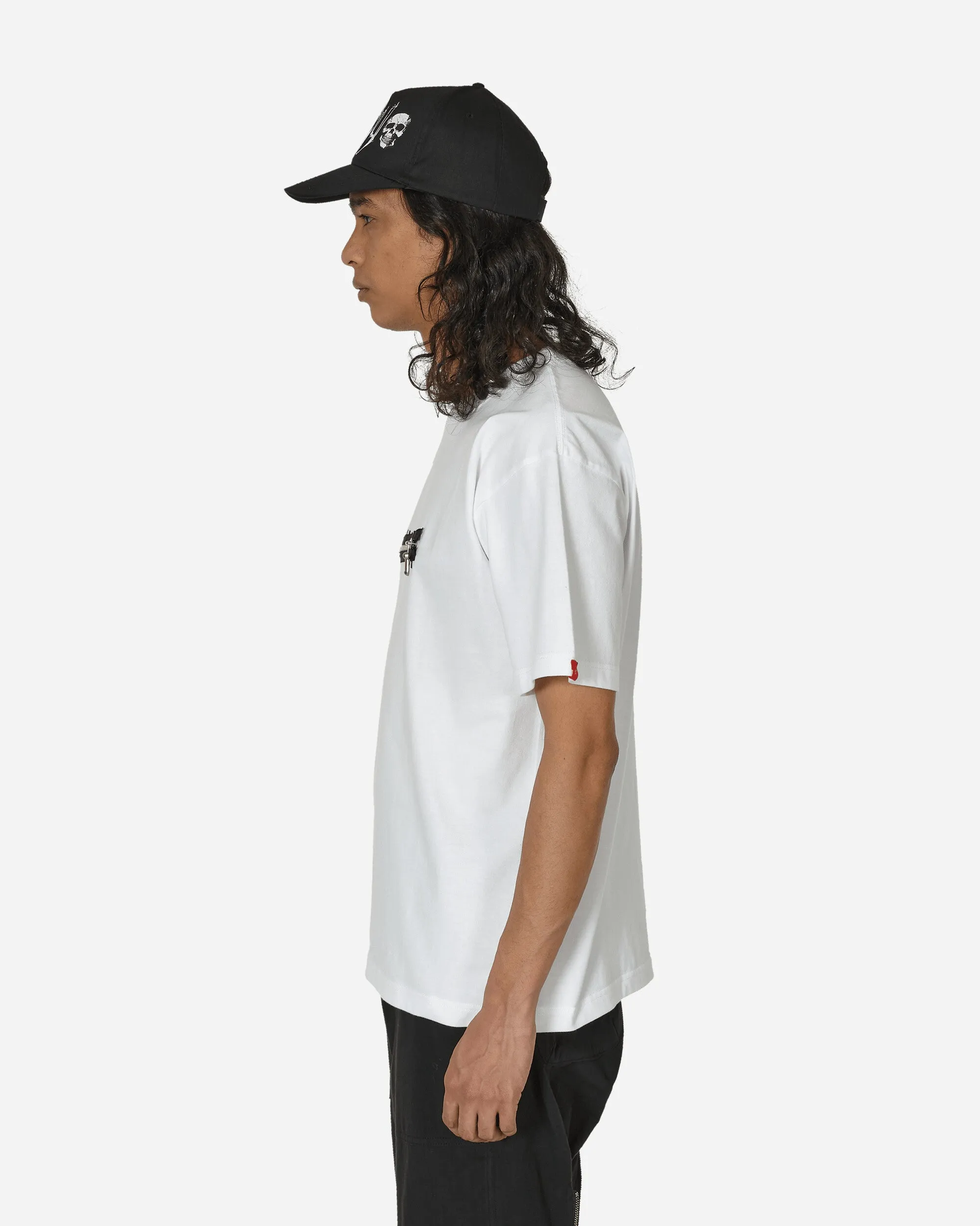 P-Zip T-Shirt Weiß