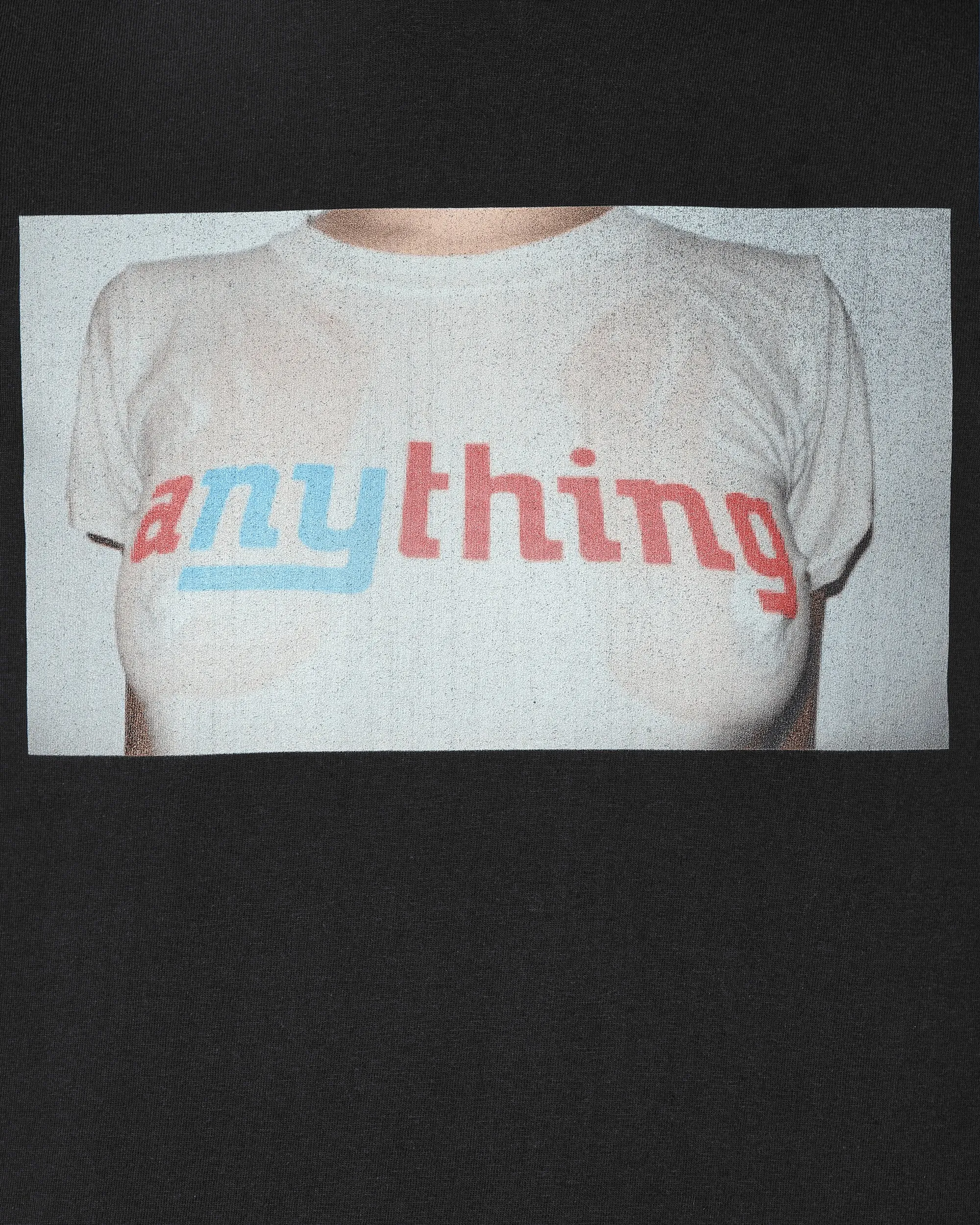 Porträt T-Shirt Schwarz