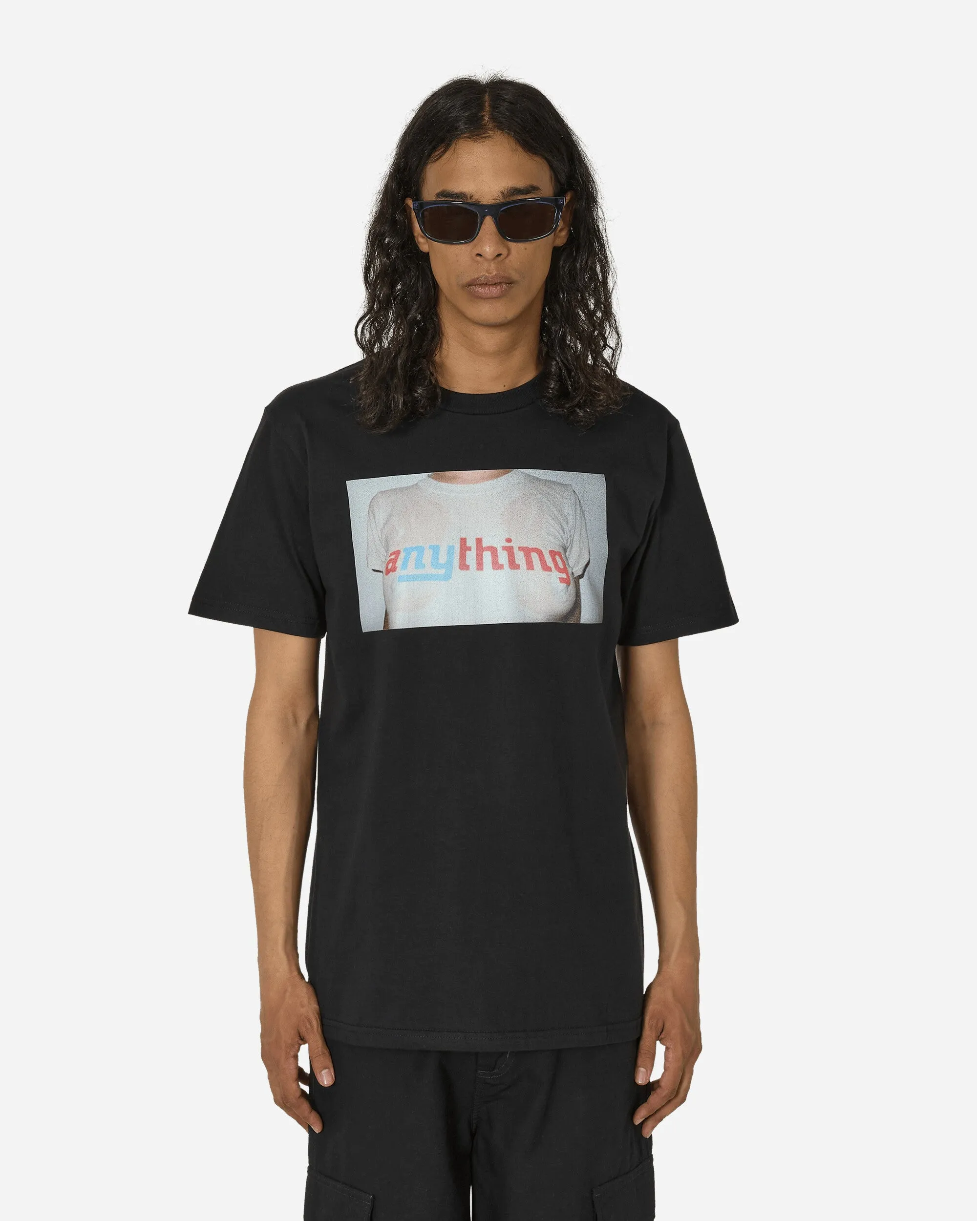 Porträt T-Shirt Schwarz
