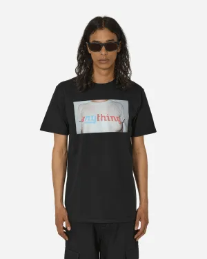 Porträt T-Shirt Schwarz
