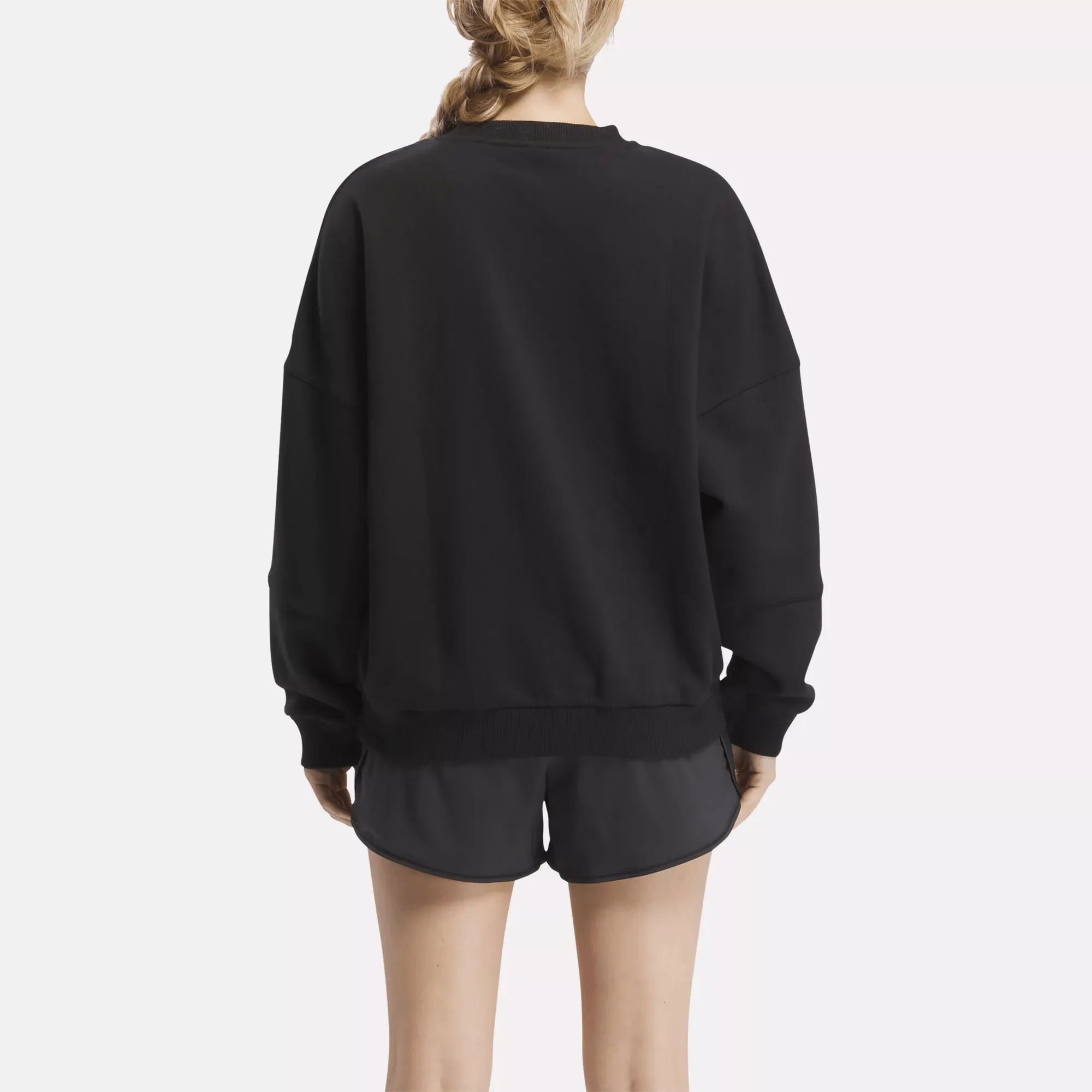 Reebok Bekleidung Damen Lux Übergroßes Crew-Shirt