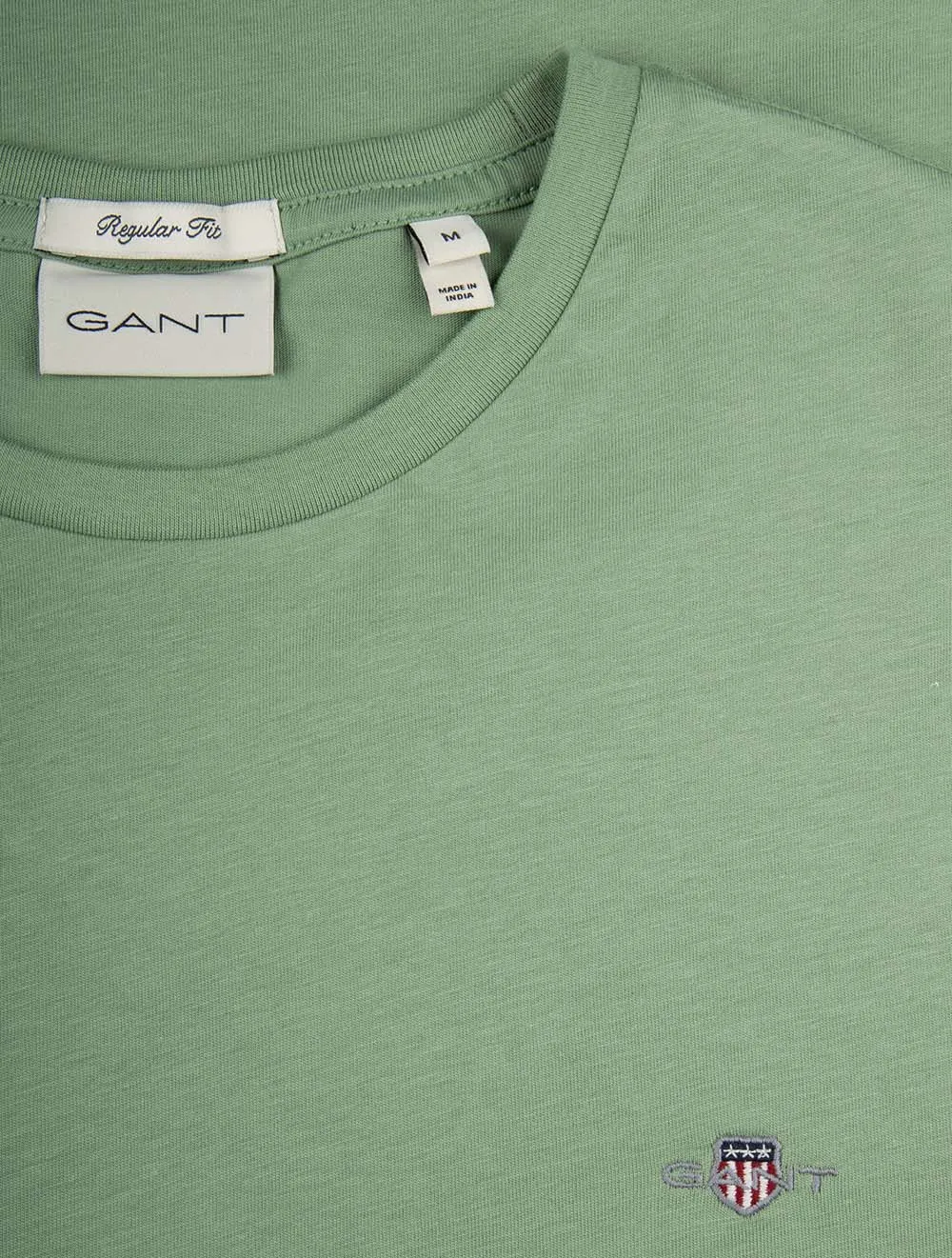Regular Fit Shield Kurzarm T-Shirt Kalamata Grün