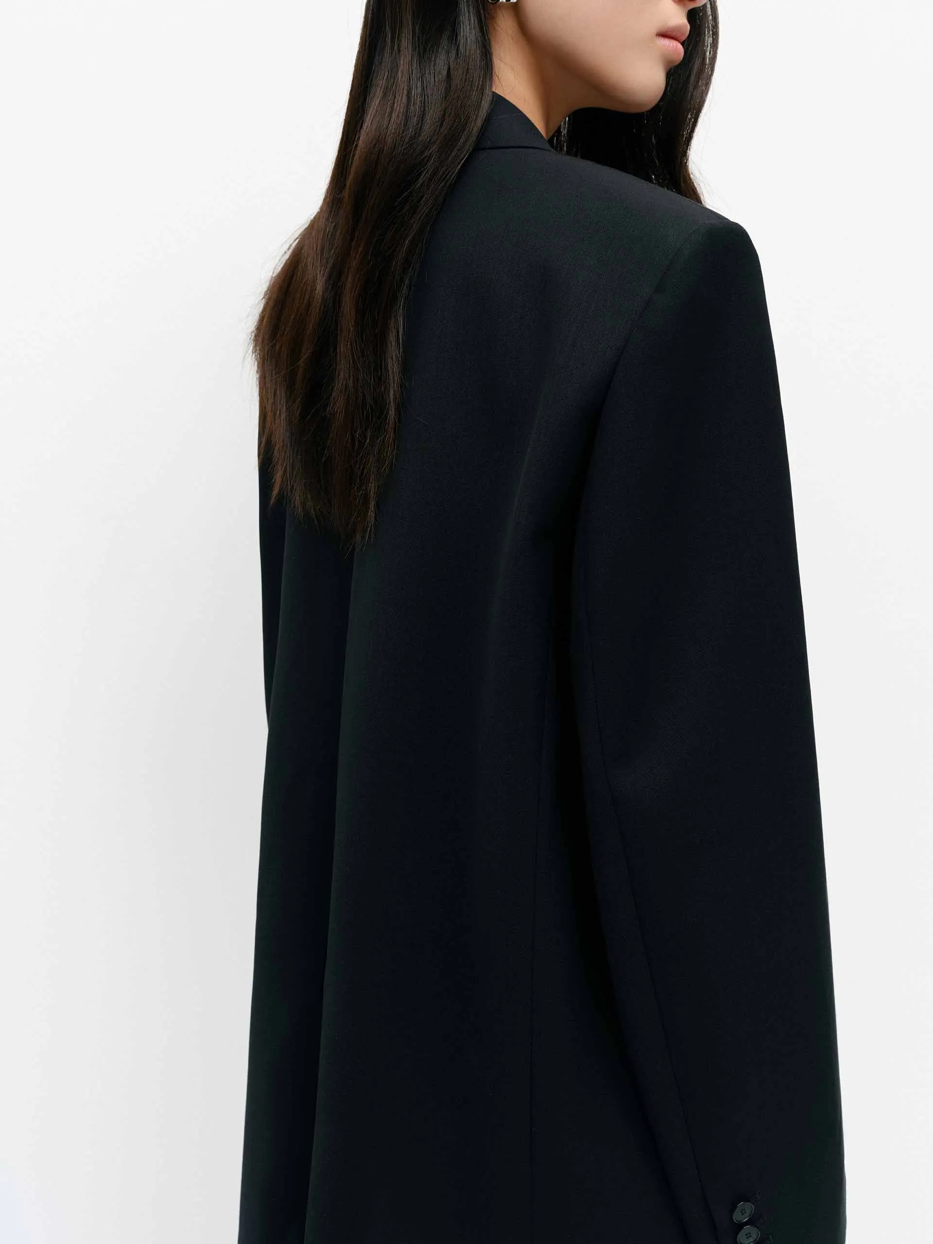 Lockerer Strukturierter Blazer