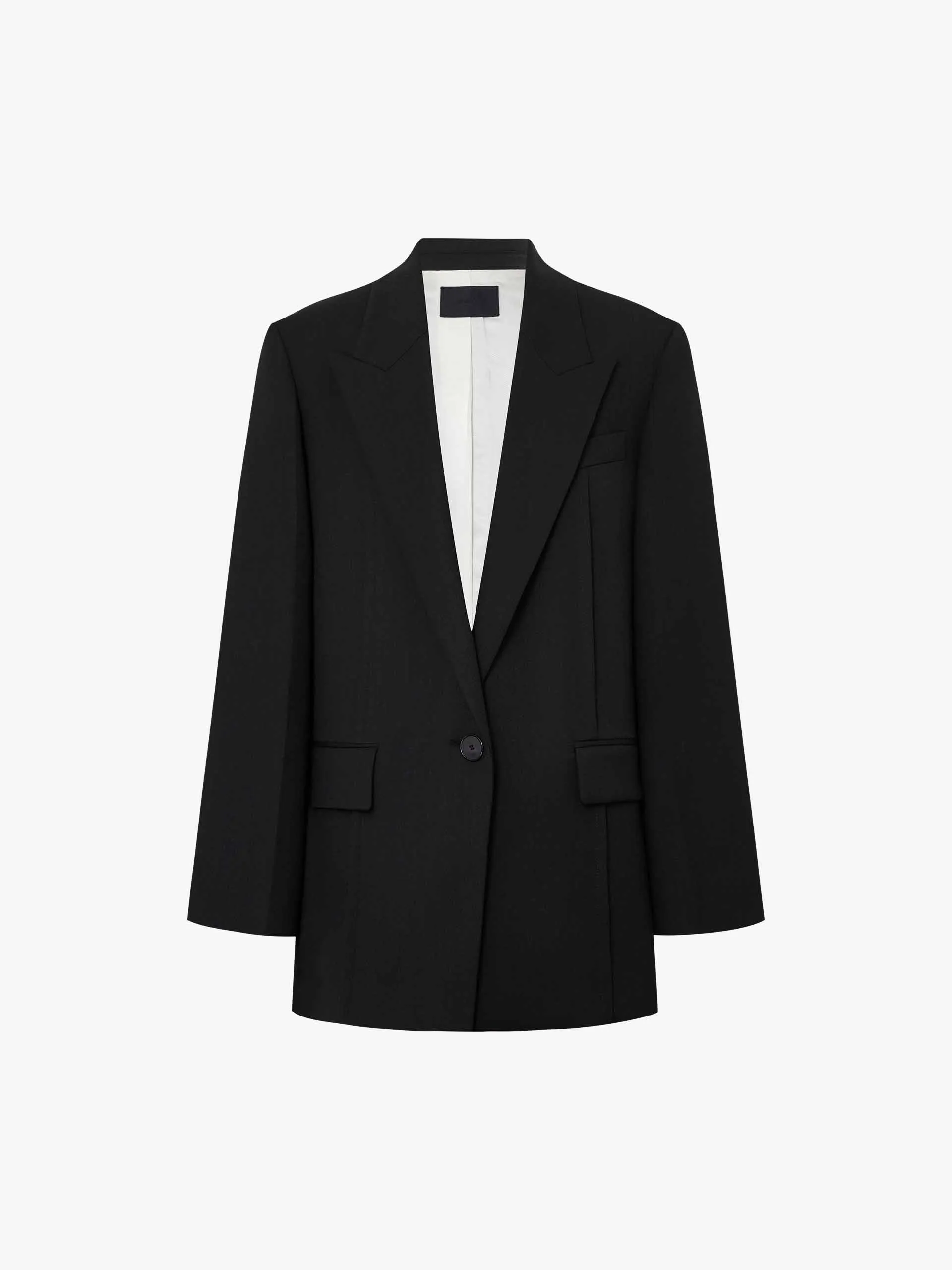 Lockerer Strukturierter Blazer