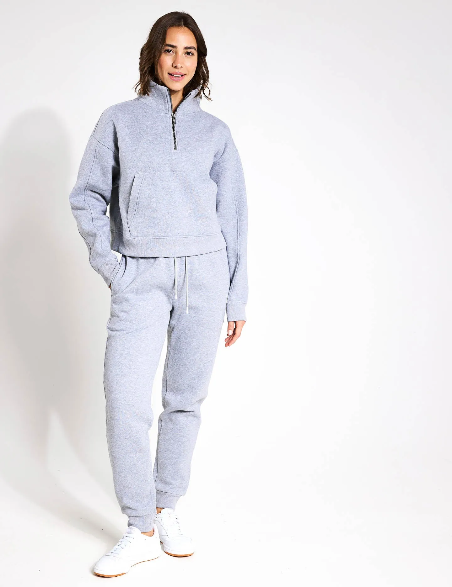 Rihanna Sweat - Grau Meliert
