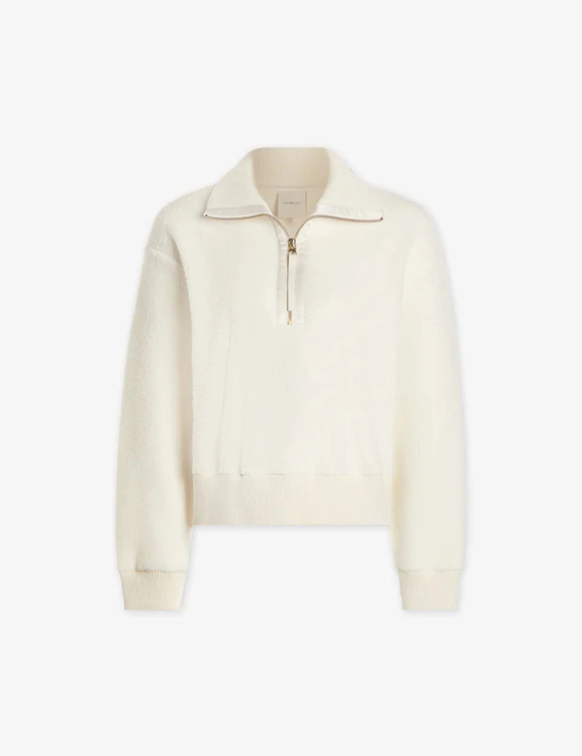 Roselle Halbzip-Fleece - Silberreiher