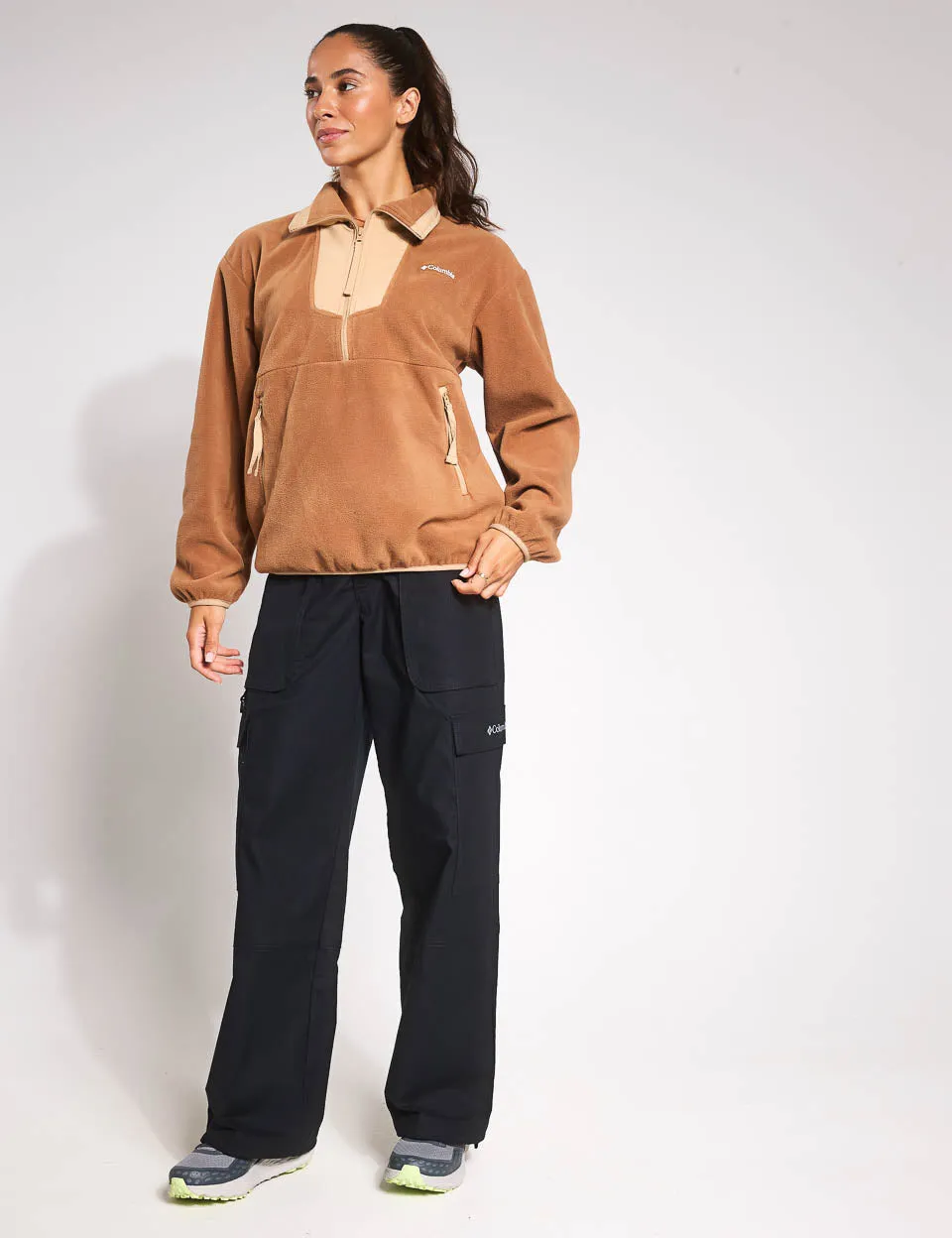 Sequoia Grove 1/2-Zip-Fleece - Kamelbraun