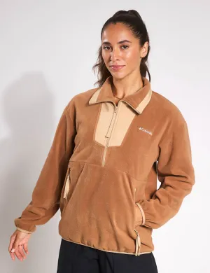 Sequoia Grove 1/2-Zip-Fleece - Kamelbraun
