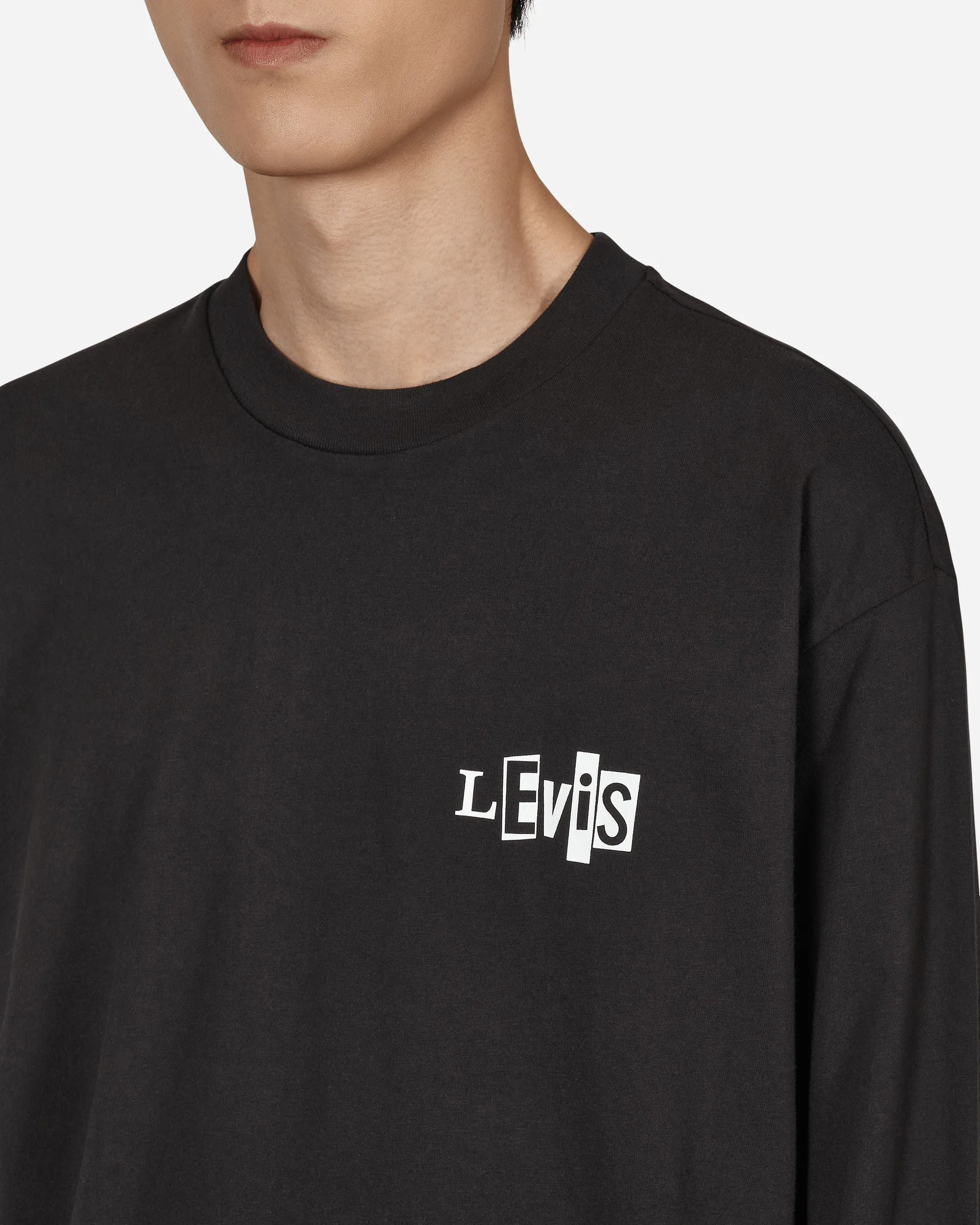 Skateboarding Grafik-Box Langarmshirt Schwarz