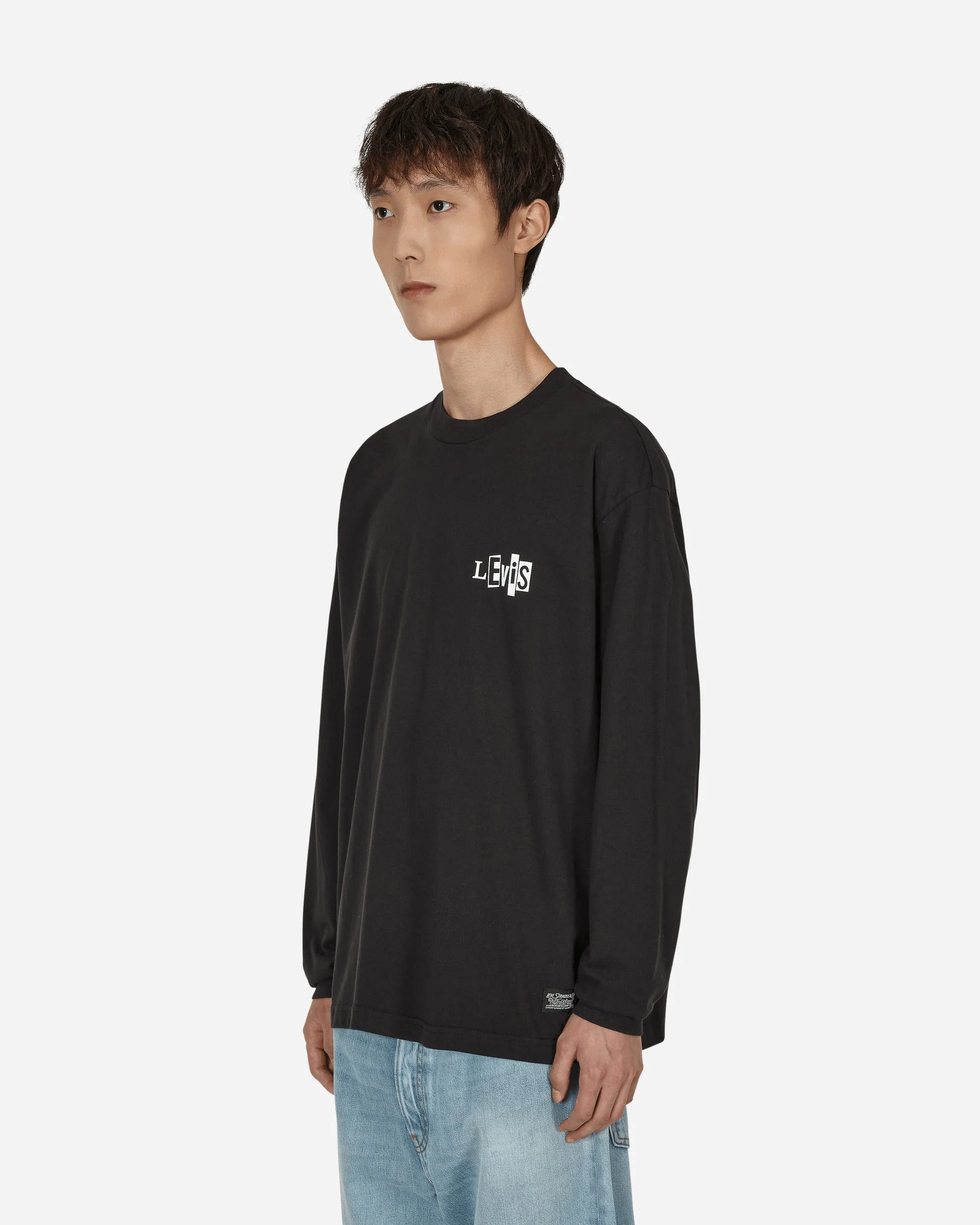 Skateboarding Grafik-Box Langarmshirt Schwarz
