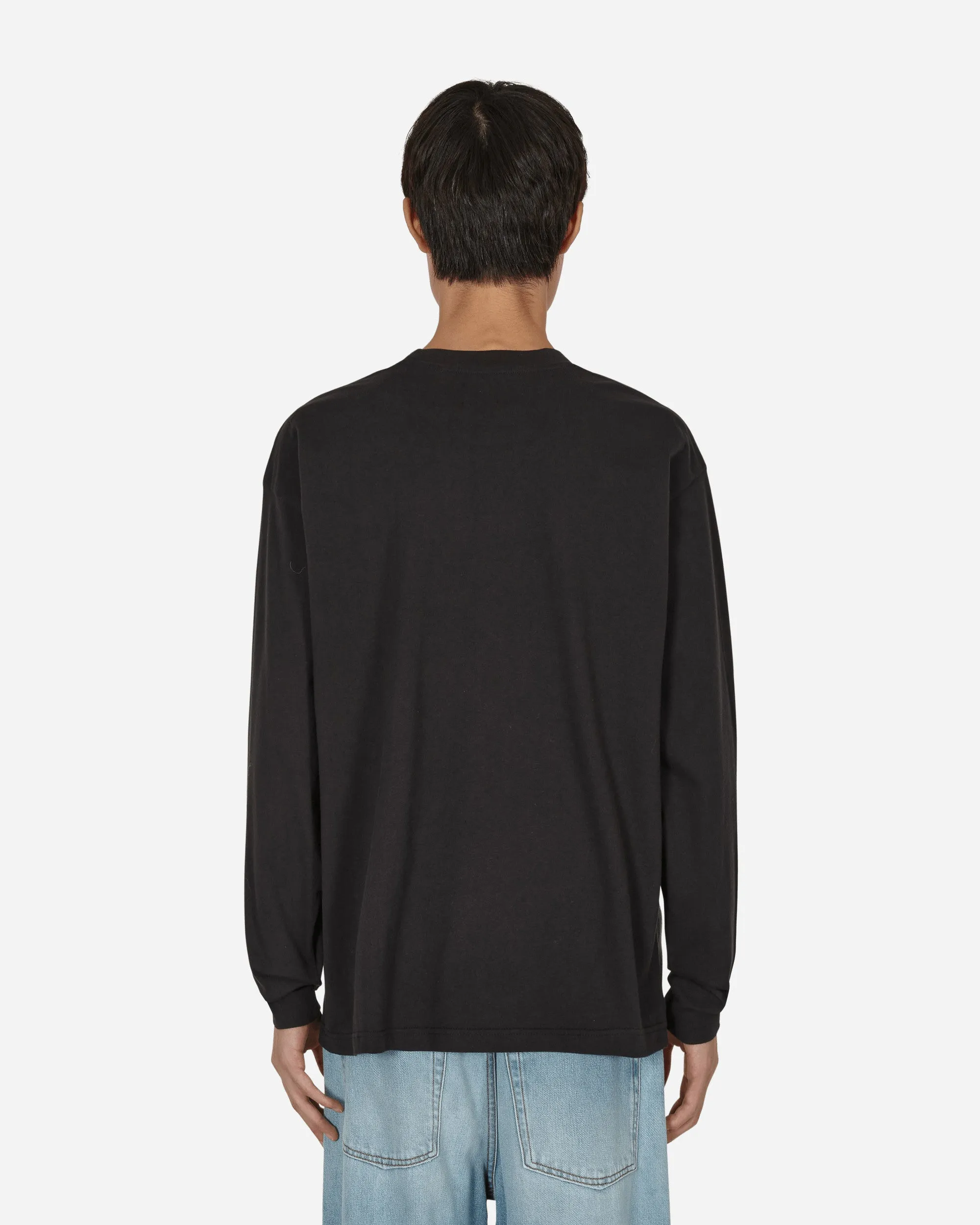 Skateboarding Grafik-Box Langarmshirt Schwarz