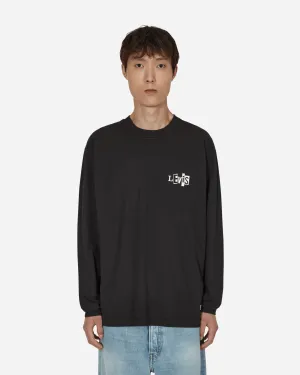 Skateboarding Grafik-Box Langarmshirt Schwarz