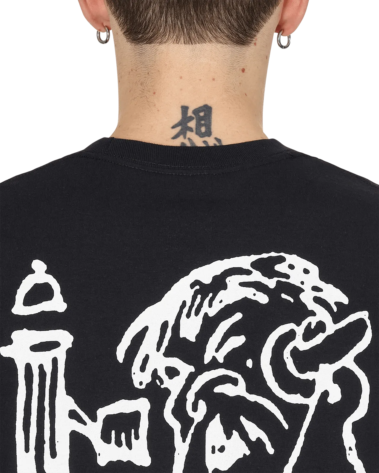Slam Jam Gremlin Tune Langarm T-Shirt Schwarz