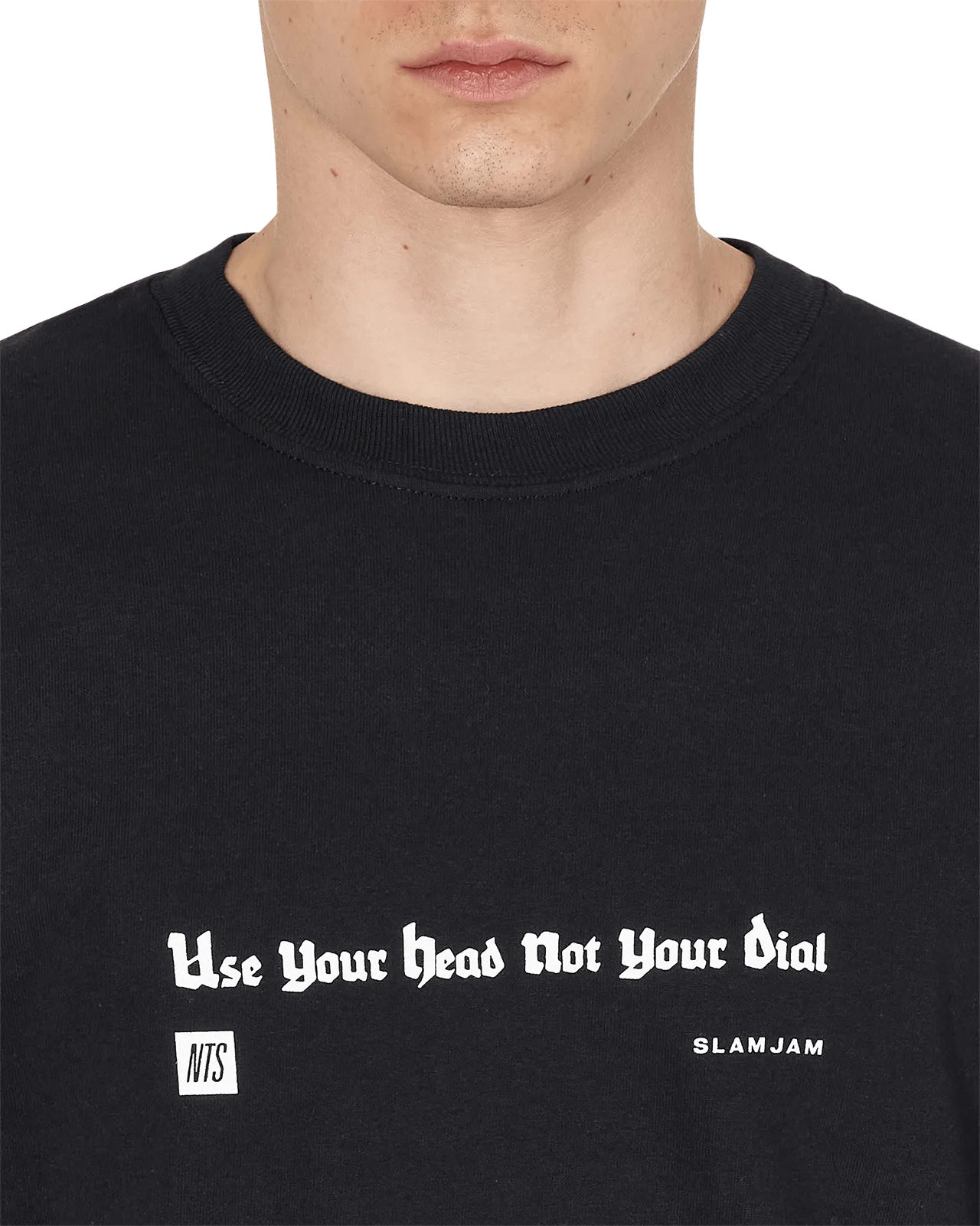 Slam Jam Gremlin Tune Langarm T-Shirt Schwarz