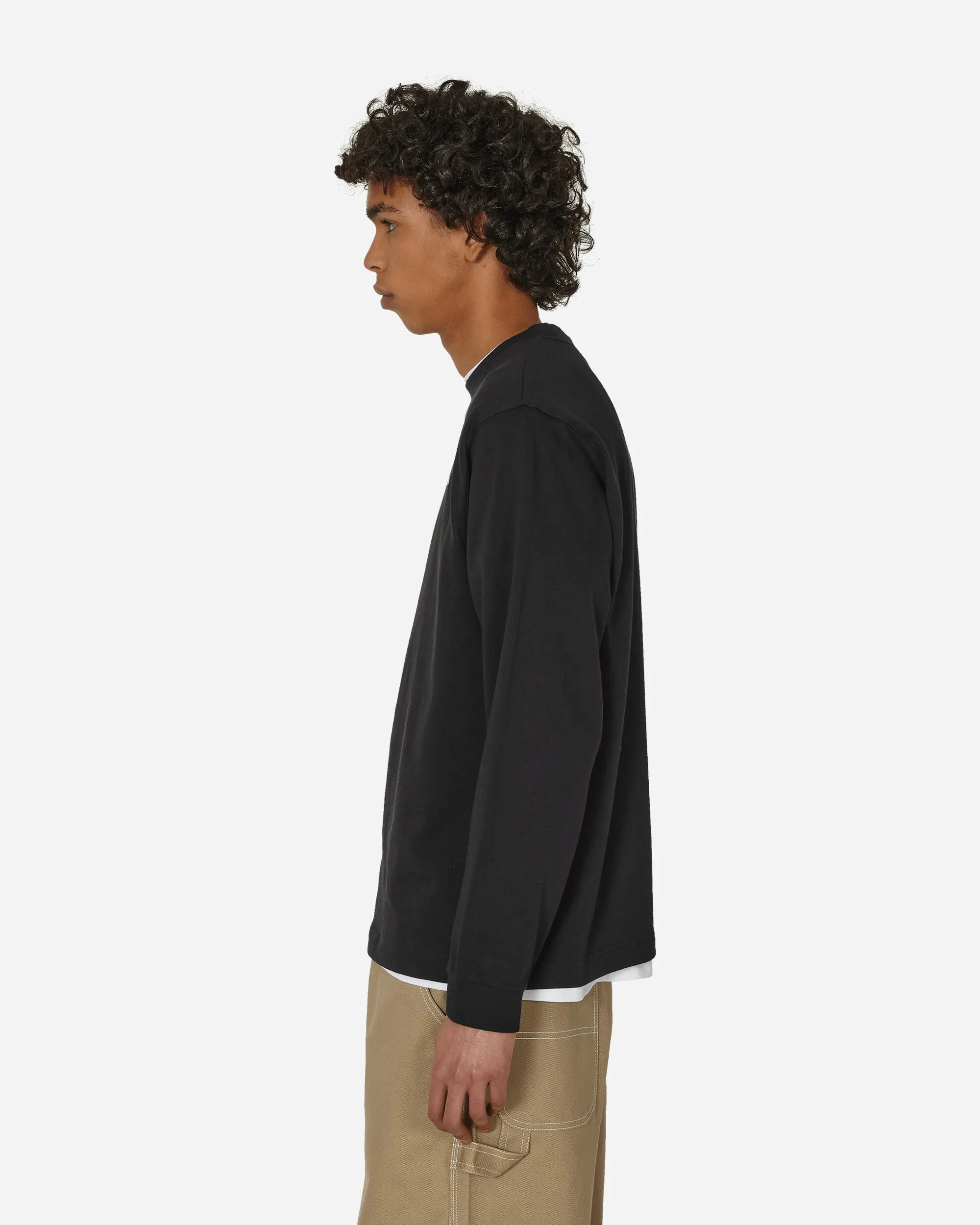 Solo Swoosh Langarm T-Shirt Schwarz