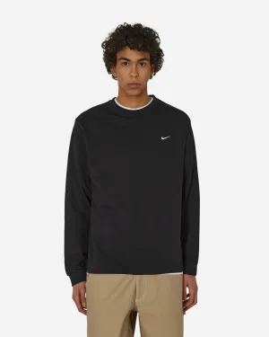 Solo Swoosh Langarm T-Shirt Schwarz