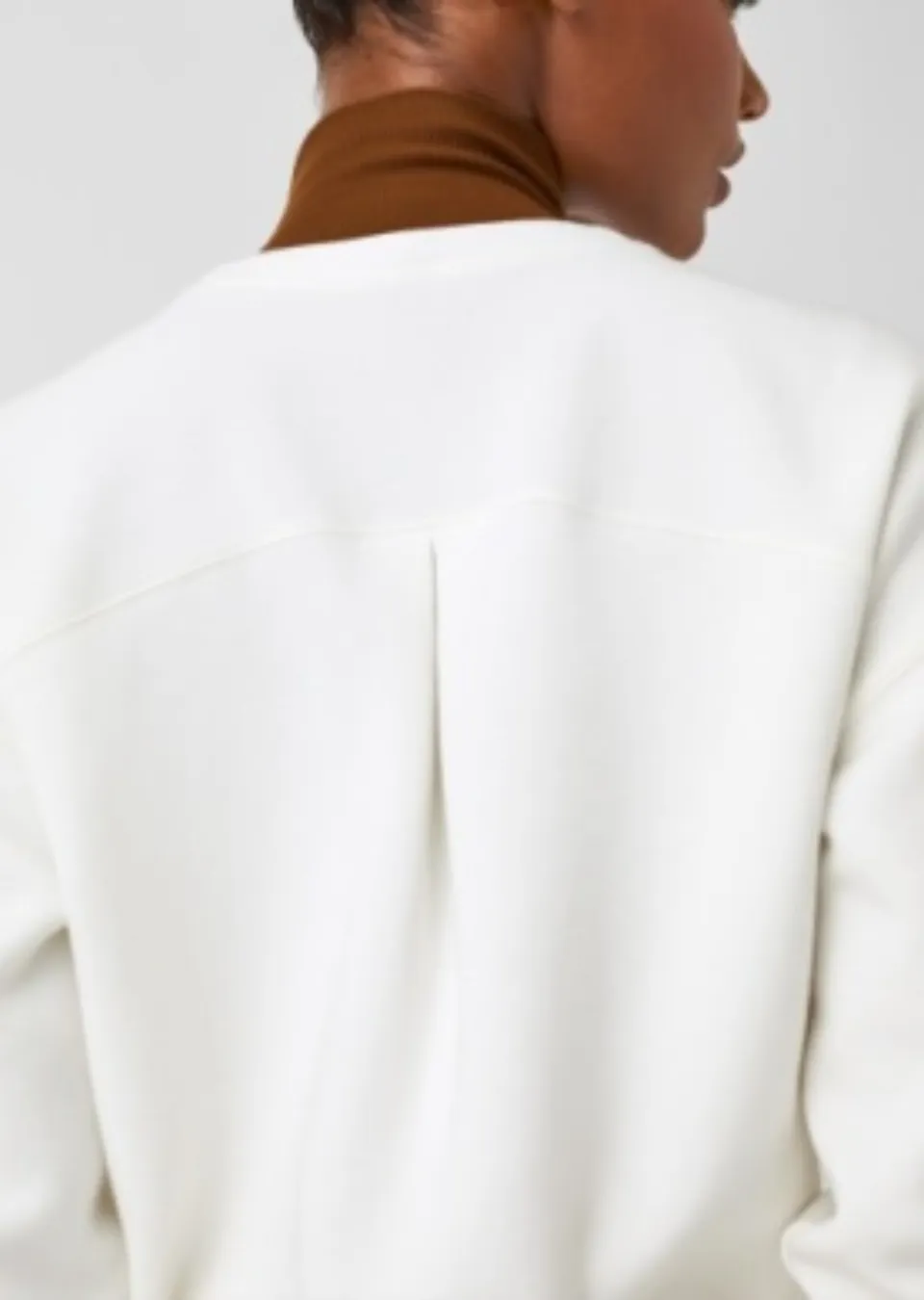 Spanx AirEssentials Crewneck Sweatshirt in Puder
