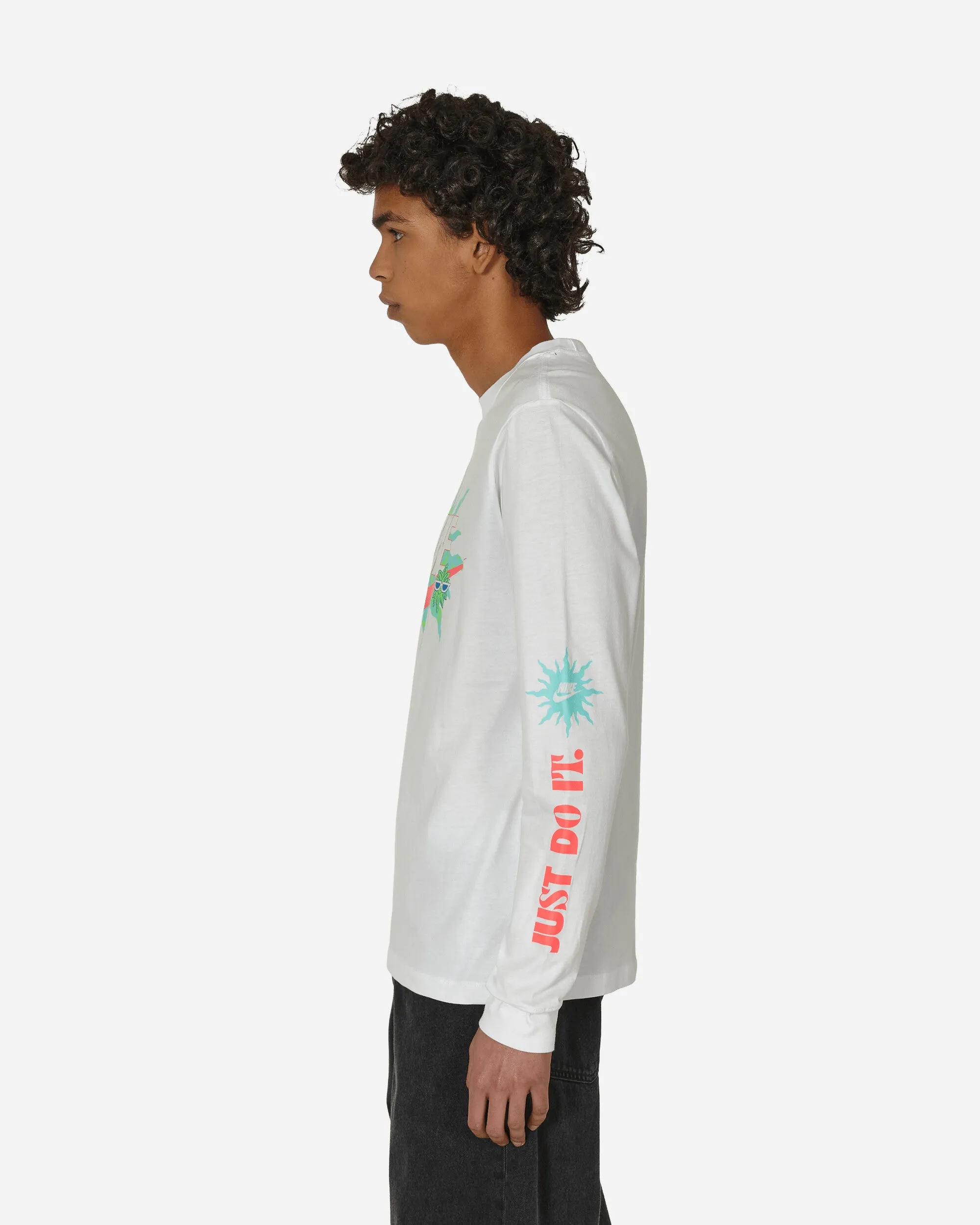 Spring Swoosh Langarm T-Shirt Weiß